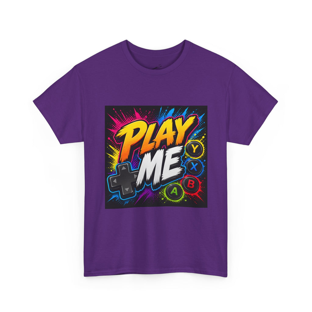 Play Me Gamer T‑Shirt — Retro Controller Graphic Tee