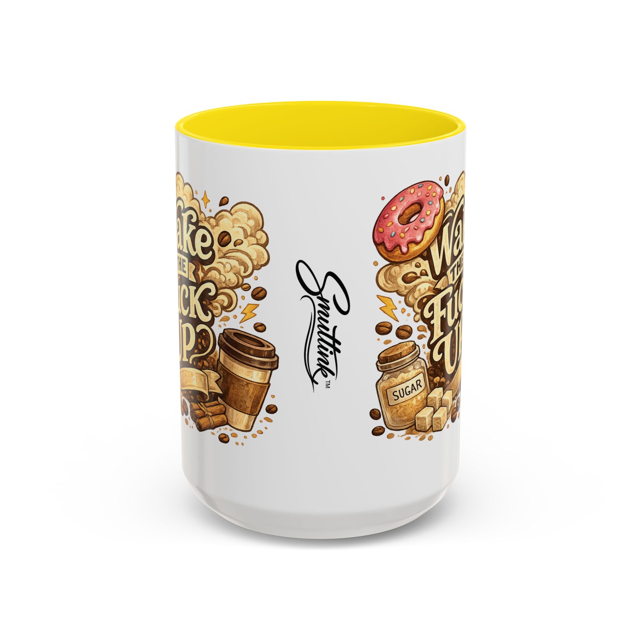 Wake The F*** Up Coffee Mug — Funny Morning Caffeine Gift (11/15oz)