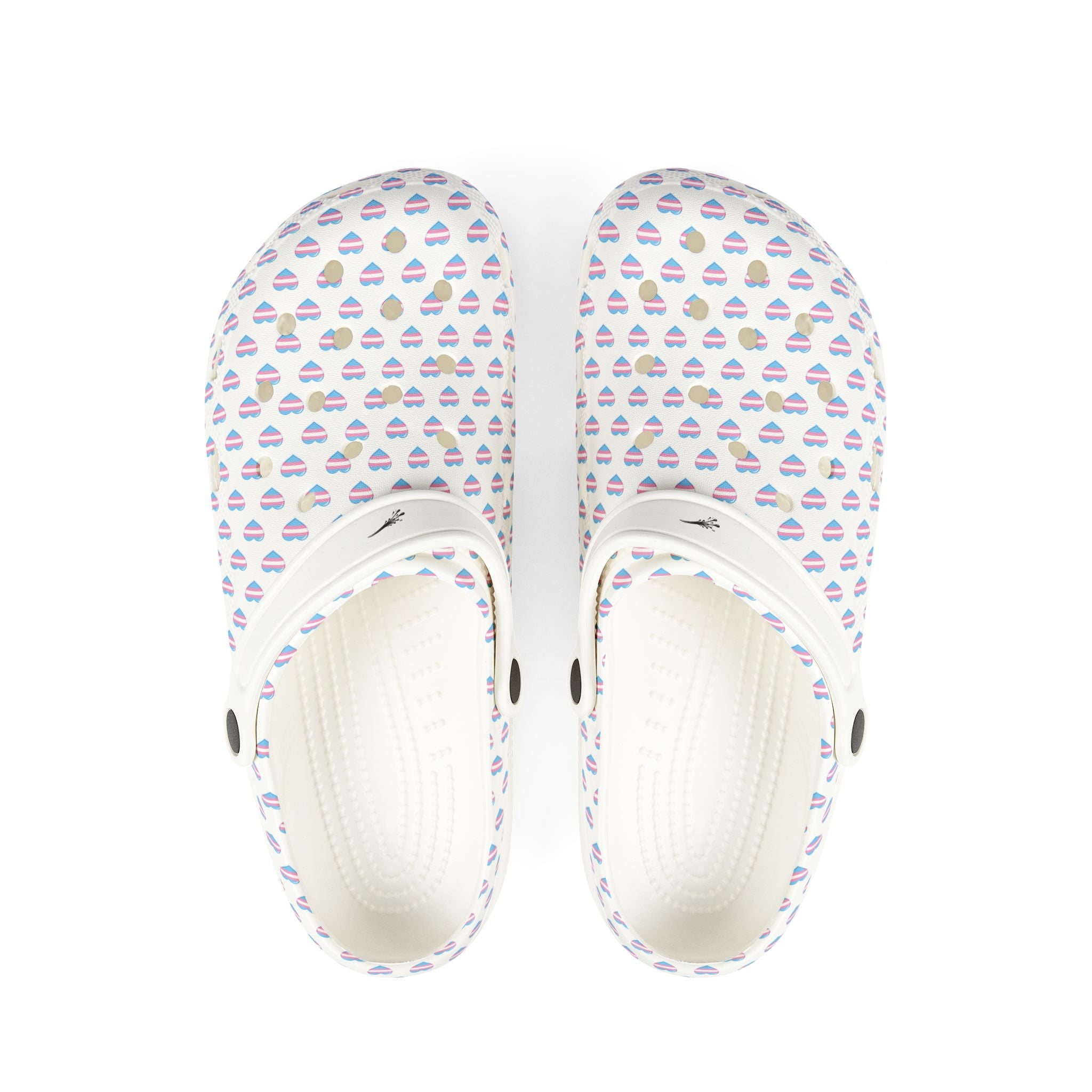 Trans Pride Heart-EVA Foam Rubber Shoes (AOP)