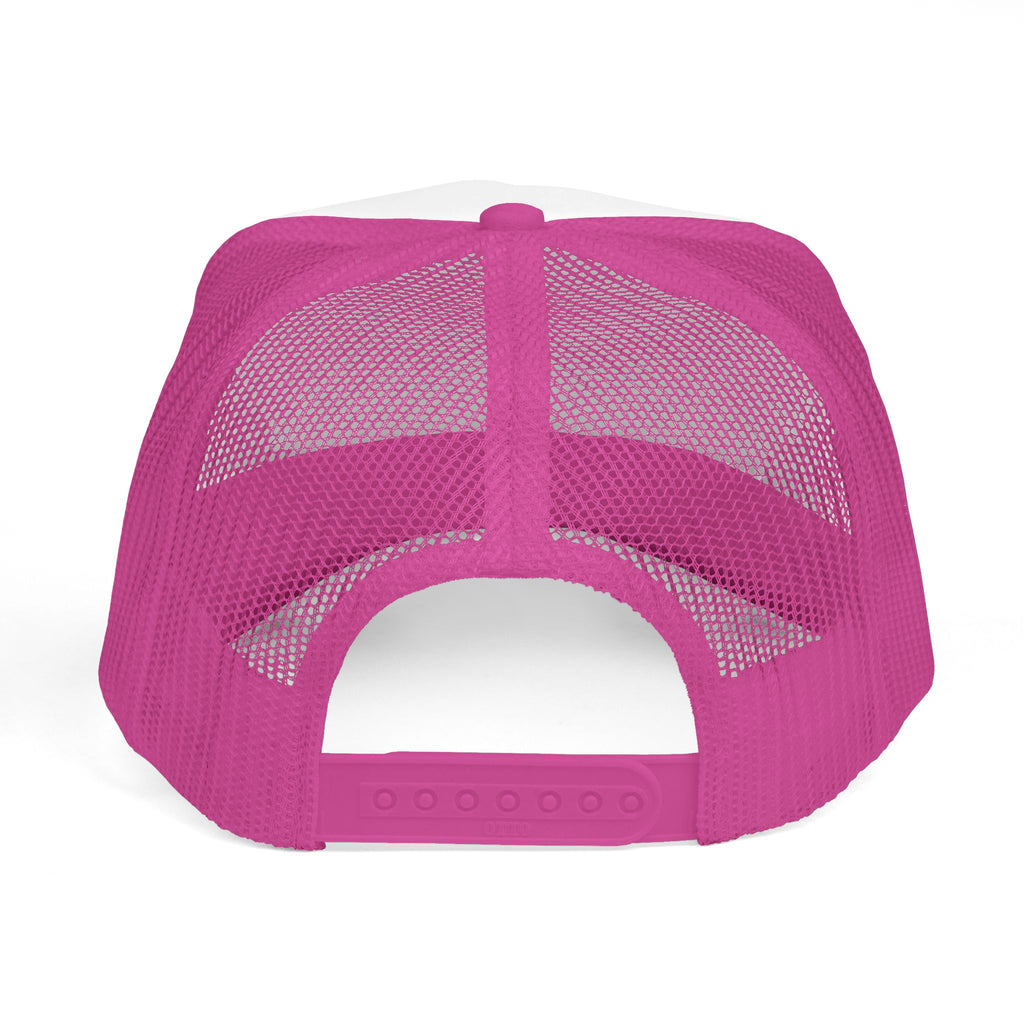 Comic Panel Trucker Hat — "Check" Retro Cartoon Design