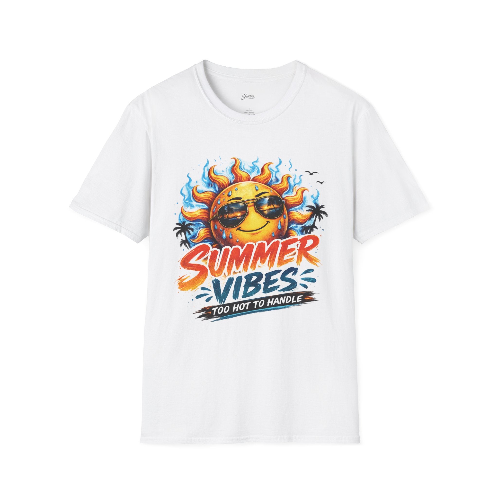 ☀️ Summer Vibes – Too Hot To Handle Tee (Gildan Softstyle® 64000)