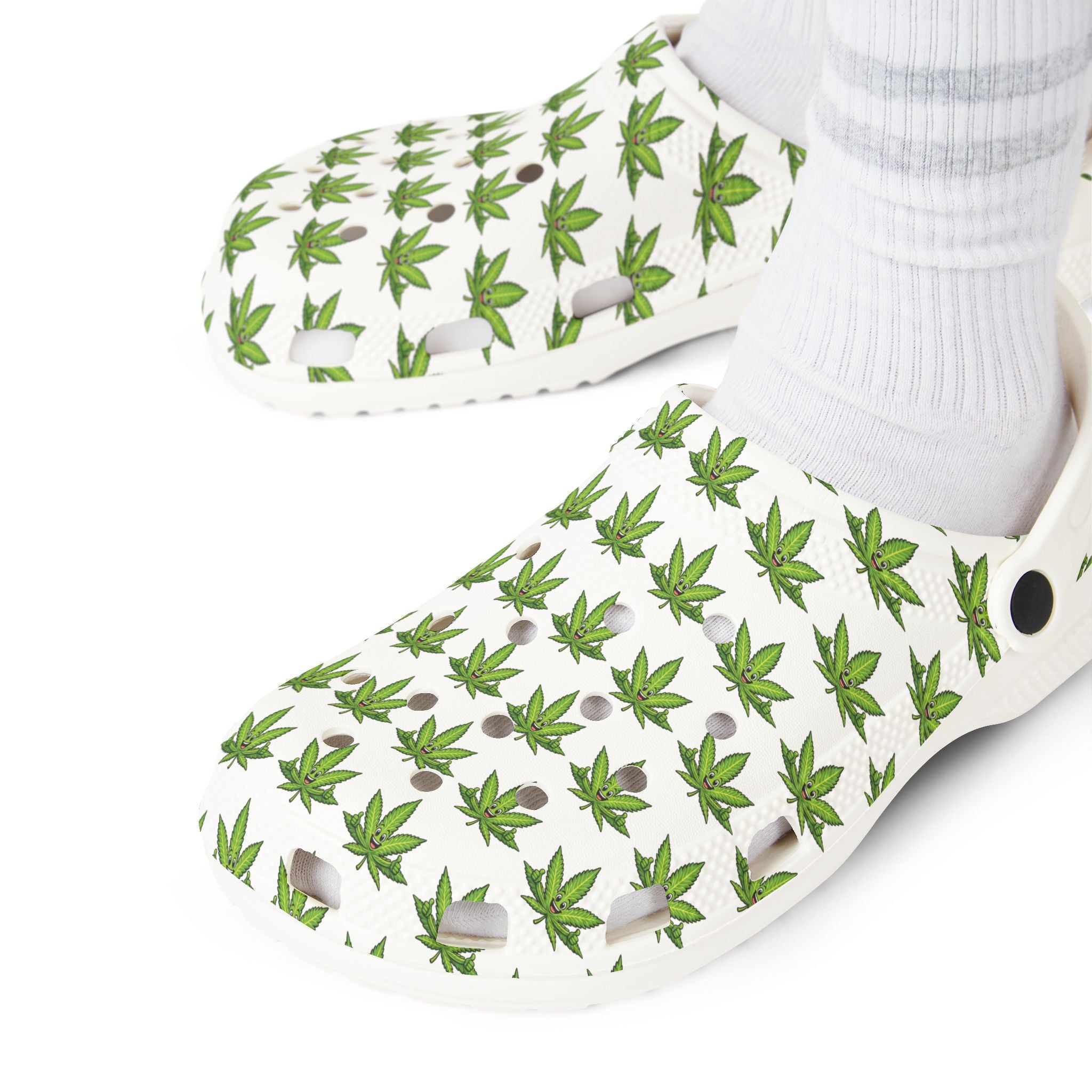 🌿 Cannabis Clogs-EVA Foam Rubber Shoes (AOP)
