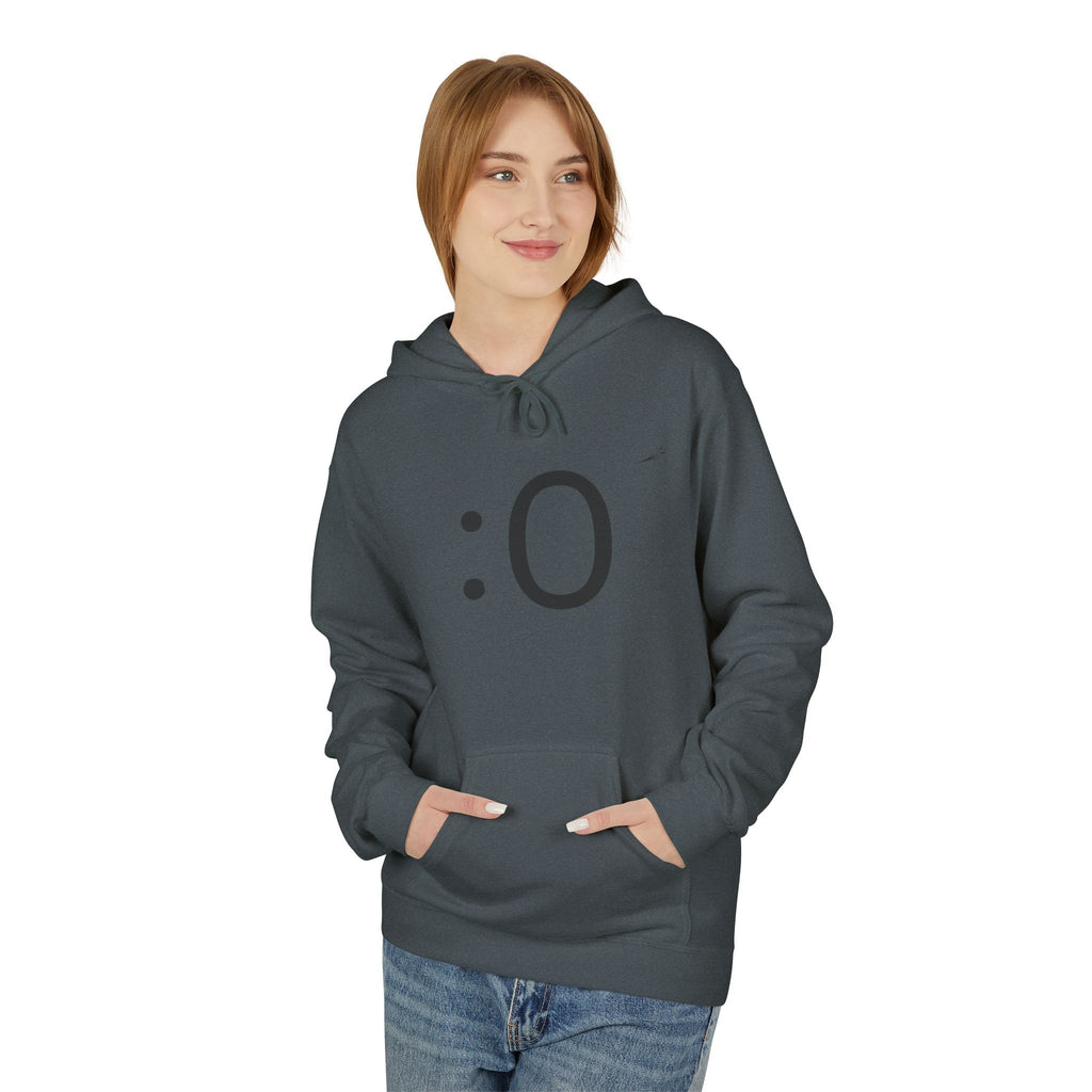 Smiley Face Hoodie – Minimal Emoticon Graphic Pullover
