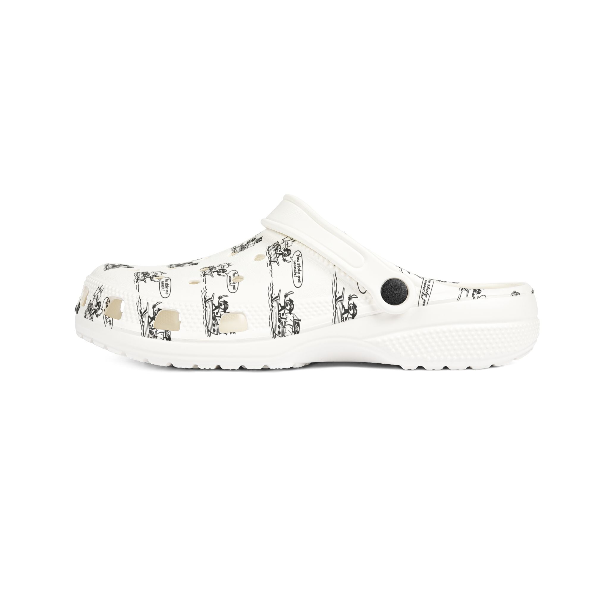 Pirates duel on the high seas-EVA Foam Rubber Shoes (AOP)