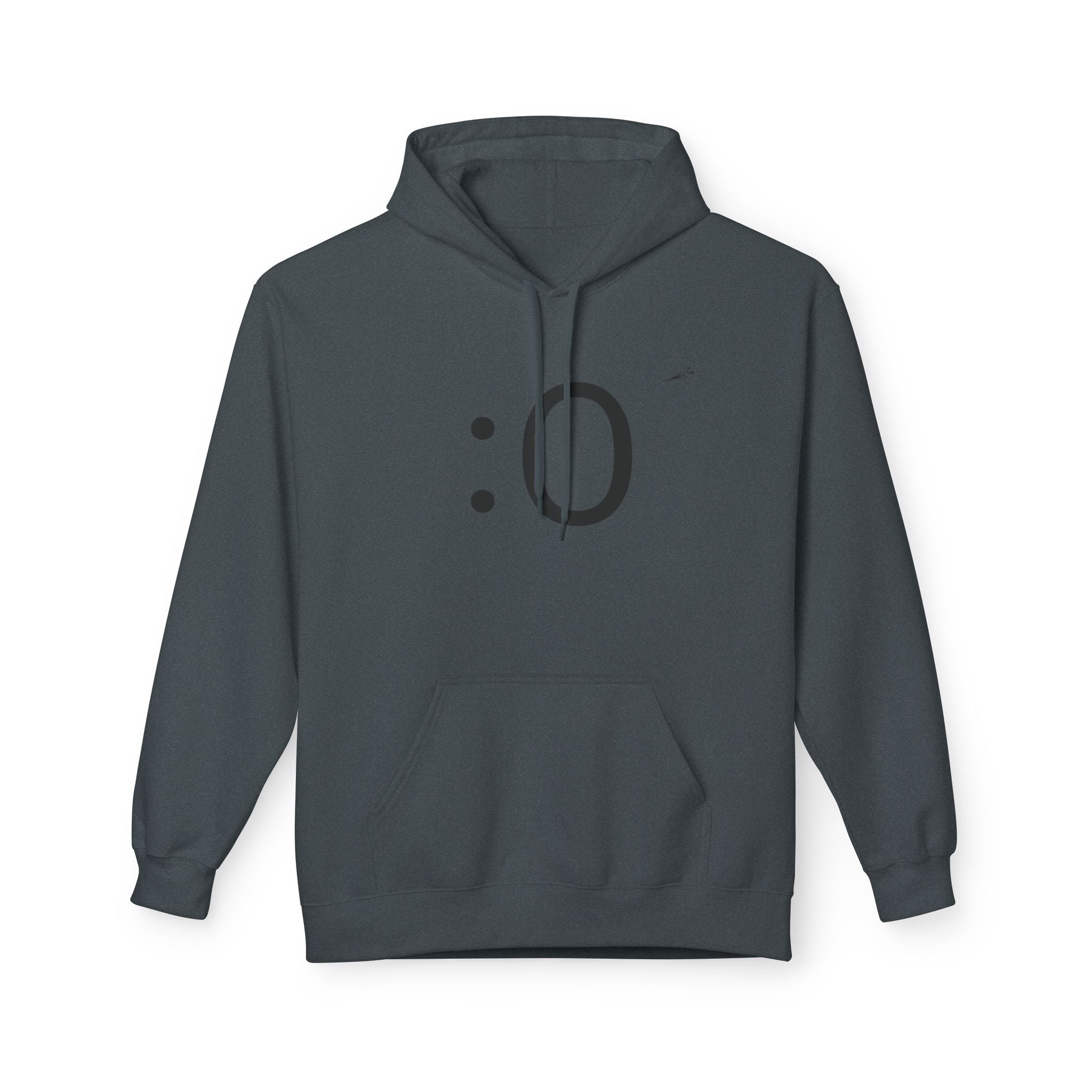 Smiley Face Hoodie – Minimal Emoticon Graphic Pullover