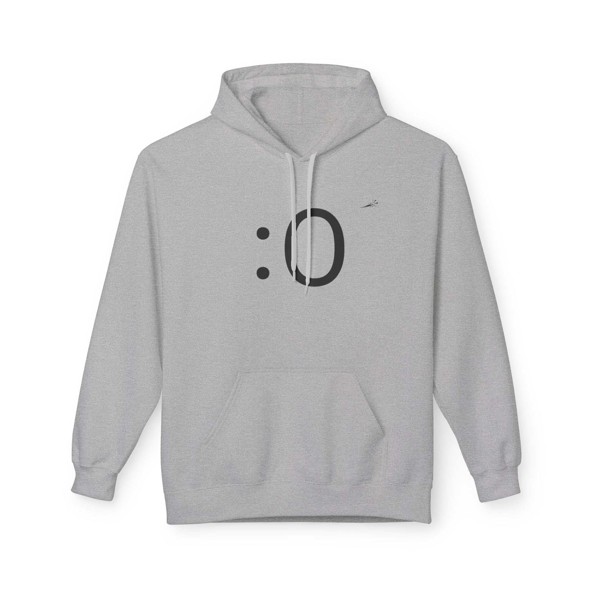 Smiley Face Hoodie – Minimal Emoticon Graphic Pullover