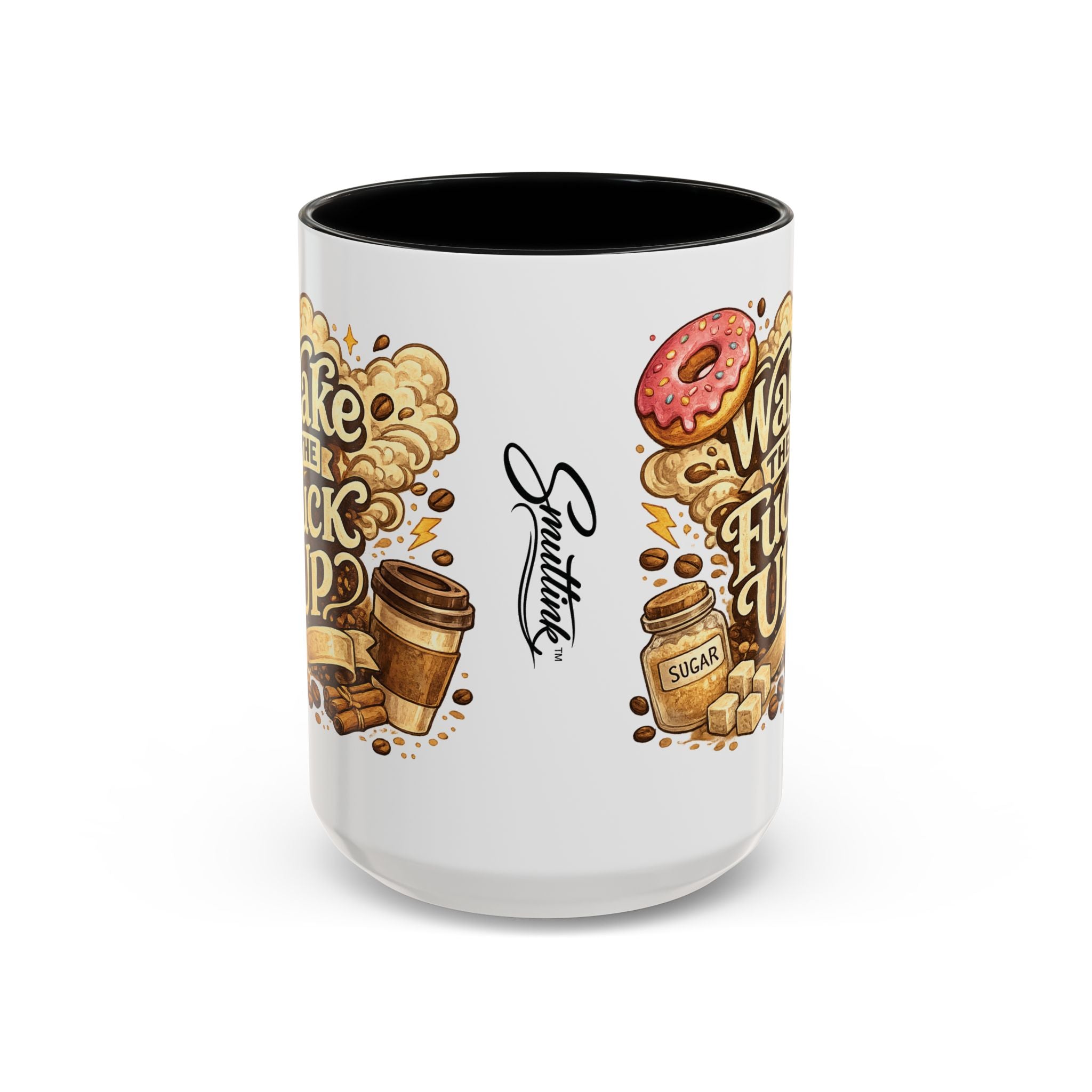 Wake The F*** Up Coffee Mug — Funny Morning Caffeine Gift (11/15oz)