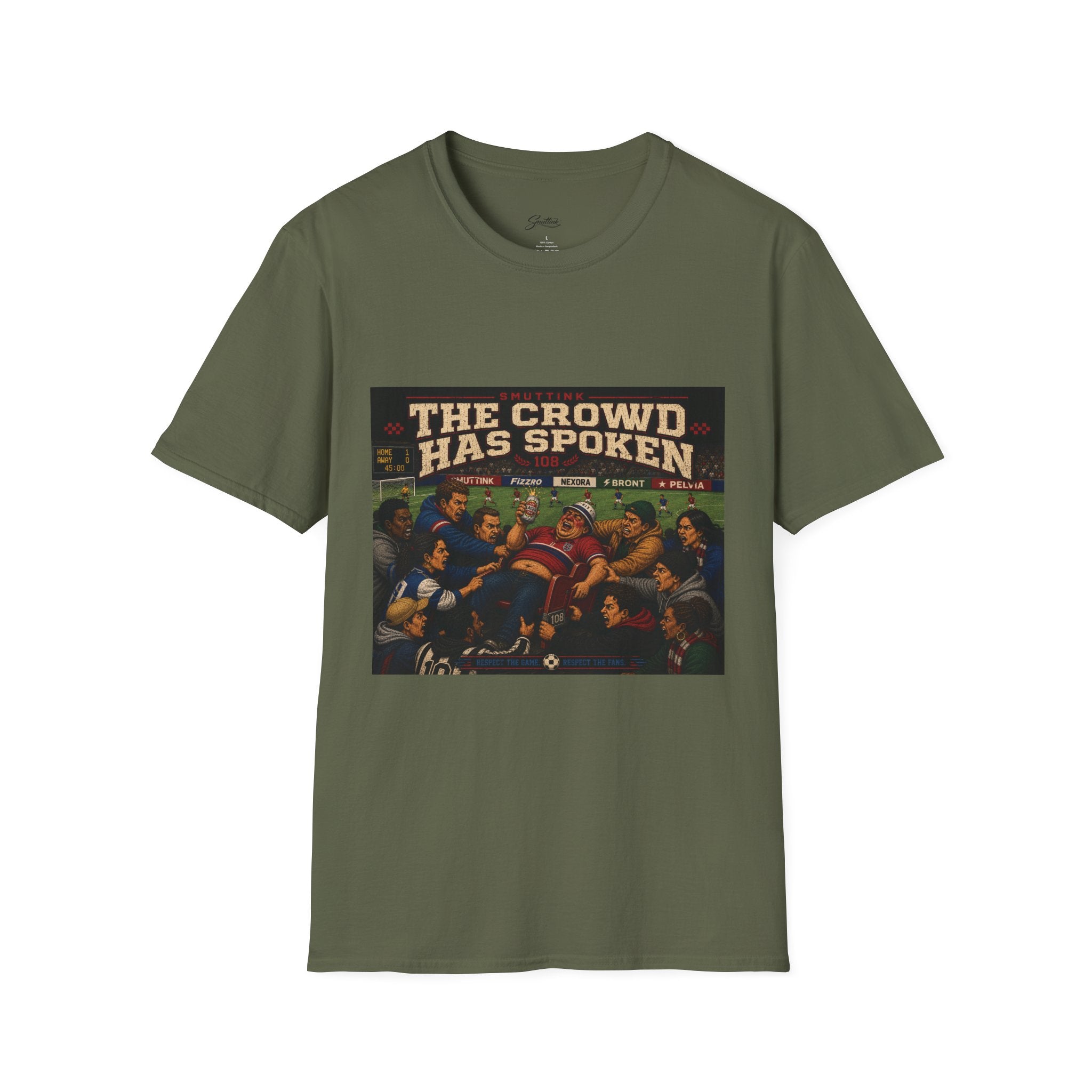 The Crowd Has Spoken T-Shirt — Vintage Soccer Scene Tee