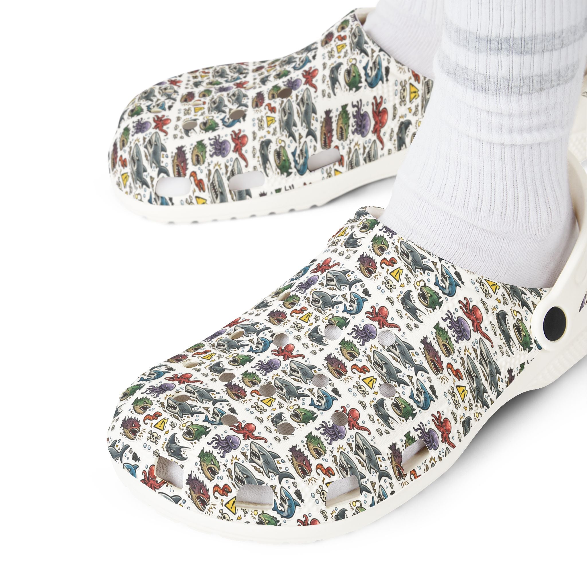 Sea creatures-EVA Foam Rubber Shoes (AOP)