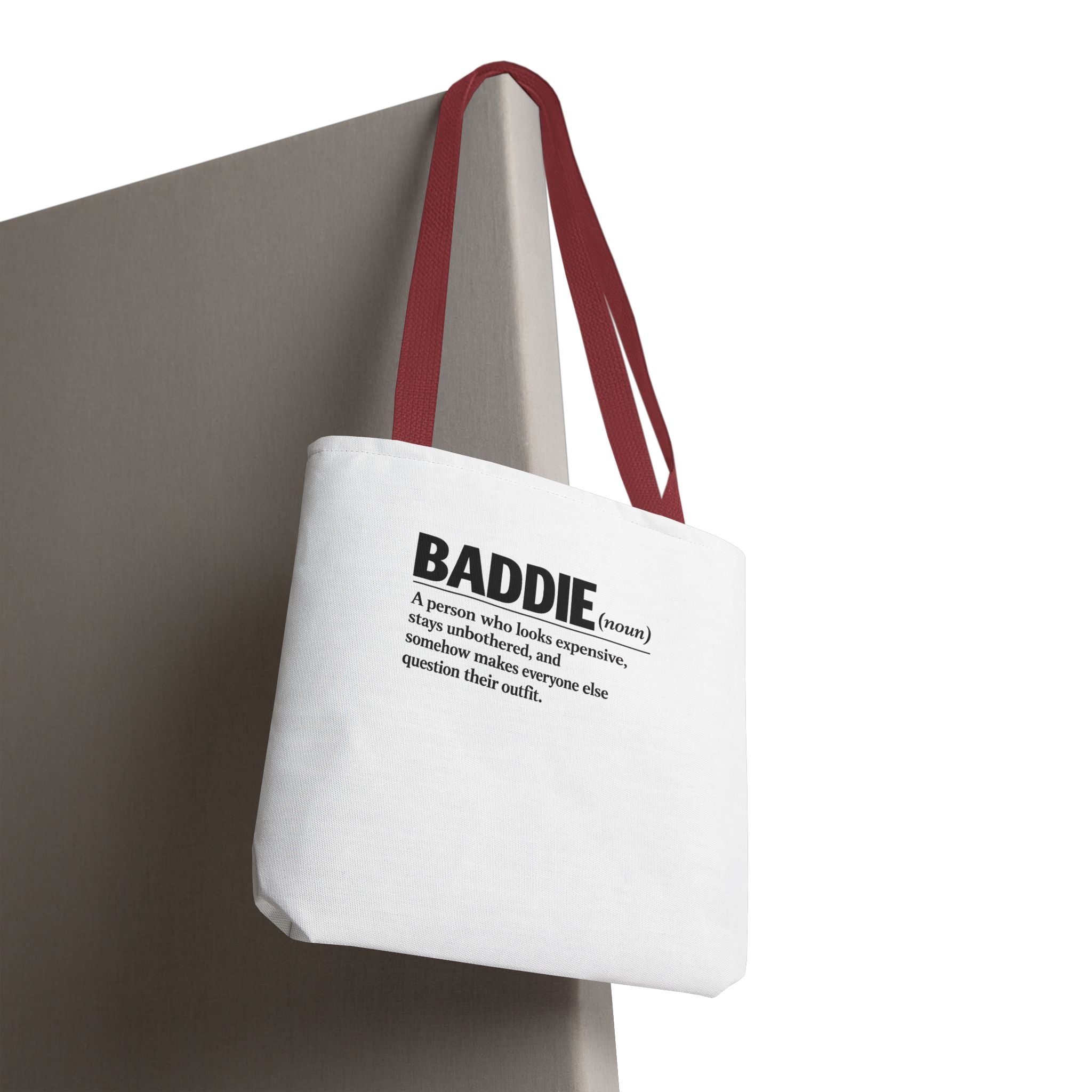 Baddie Definition Tote Bag — Funny Fashion Quote Canvas Tote