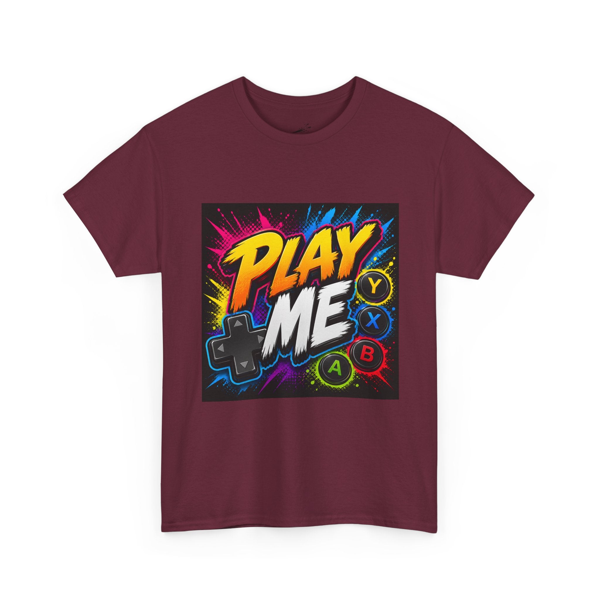 Play Me Gamer T‑Shirt — Retro Controller Graphic Tee