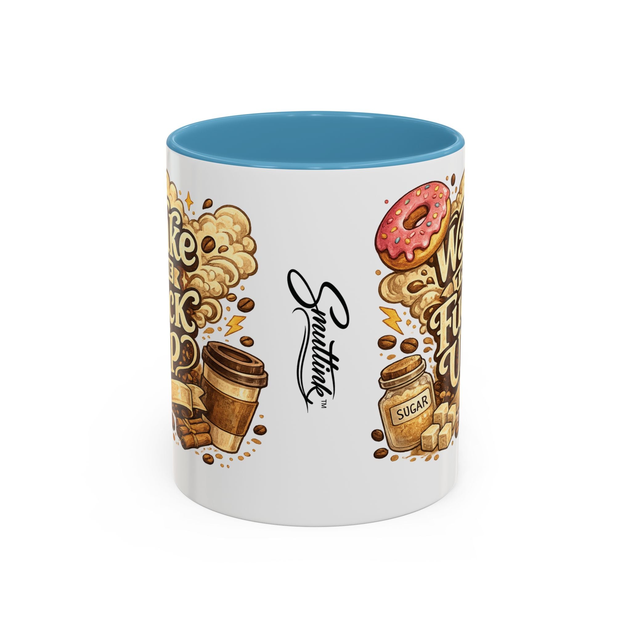 Wake The F*** Up Coffee Mug — Funny Morning Caffeine Gift (11/15oz)