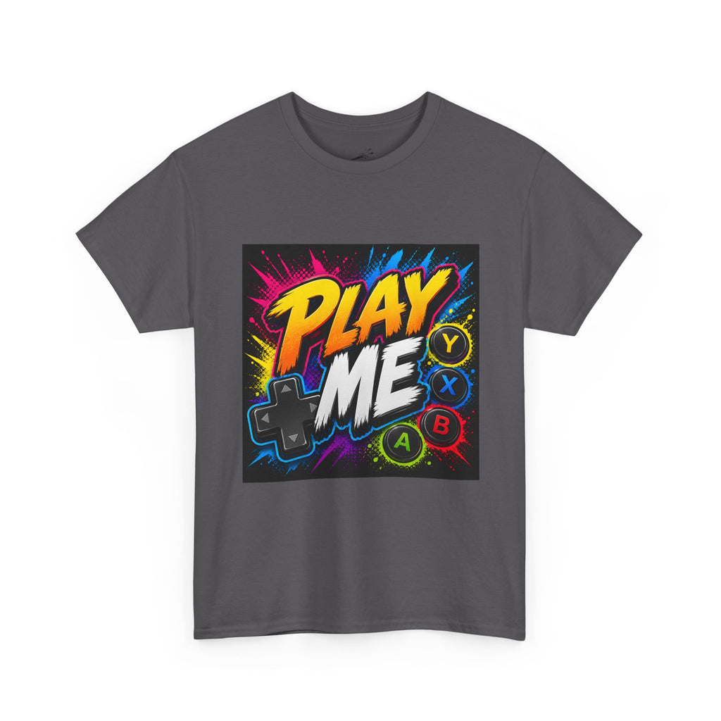 Play Me Gamer T‑Shirt — Retro Controller Graphic Tee