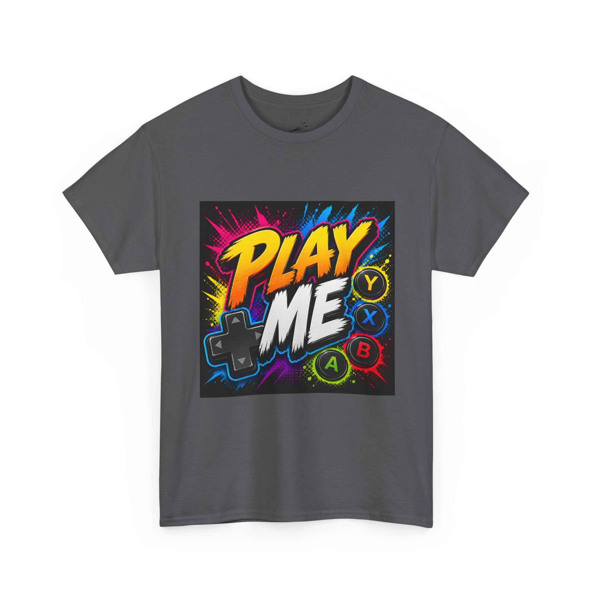 Play Me Gamer T‑Shirt — Retro Controller Graphic Tee