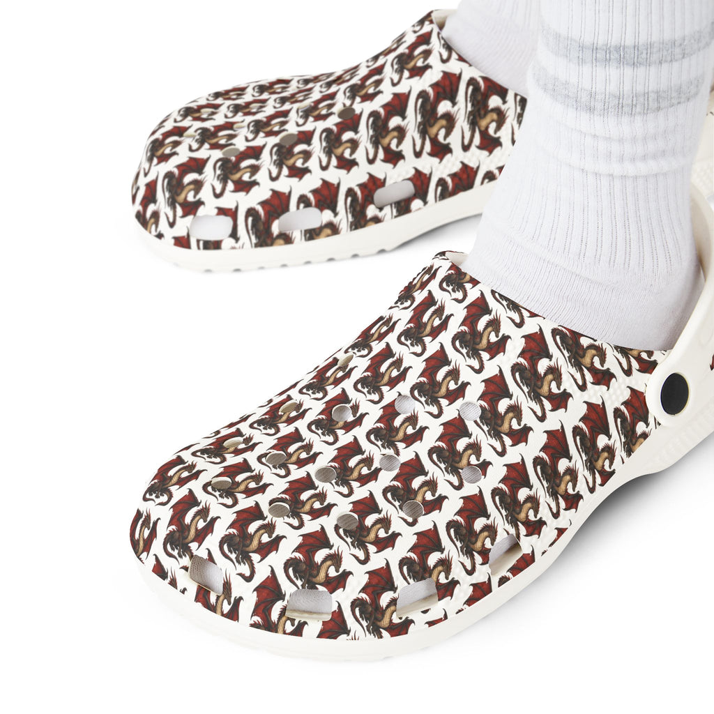 Fierce Dragon Clogs-EVA Foam Rubber Shoes (AOP)