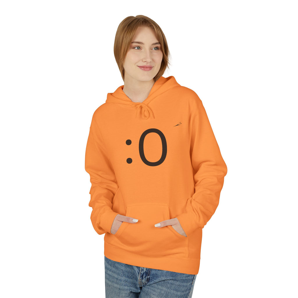 Smiley Face Hoodie – Minimal Emoticon Graphic Pullover