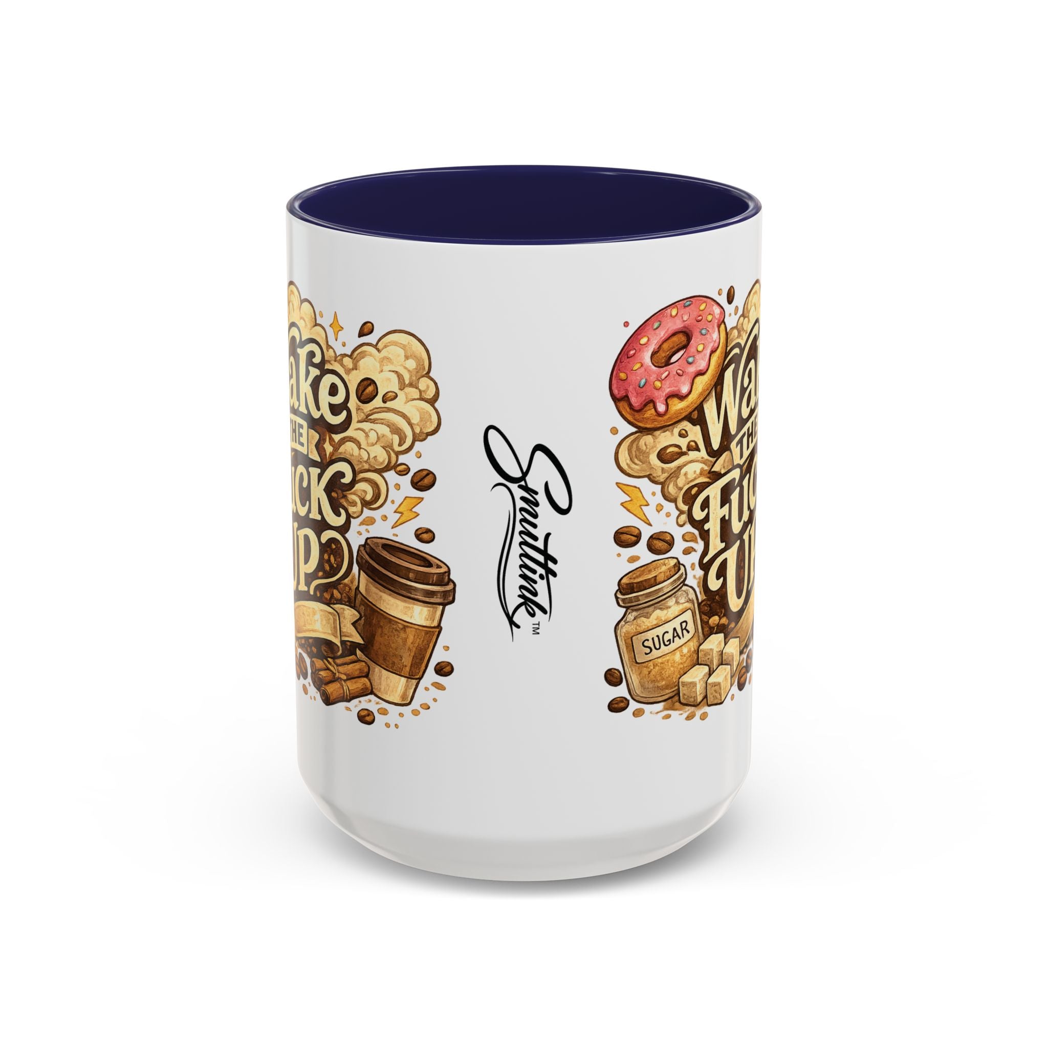 Wake The F*** Up Coffee Mug — Funny Morning Caffeine Gift (11/15oz)