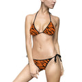 Tiger Tie-Side Bikini — Women’s Cheeky Animal Print Swimwear