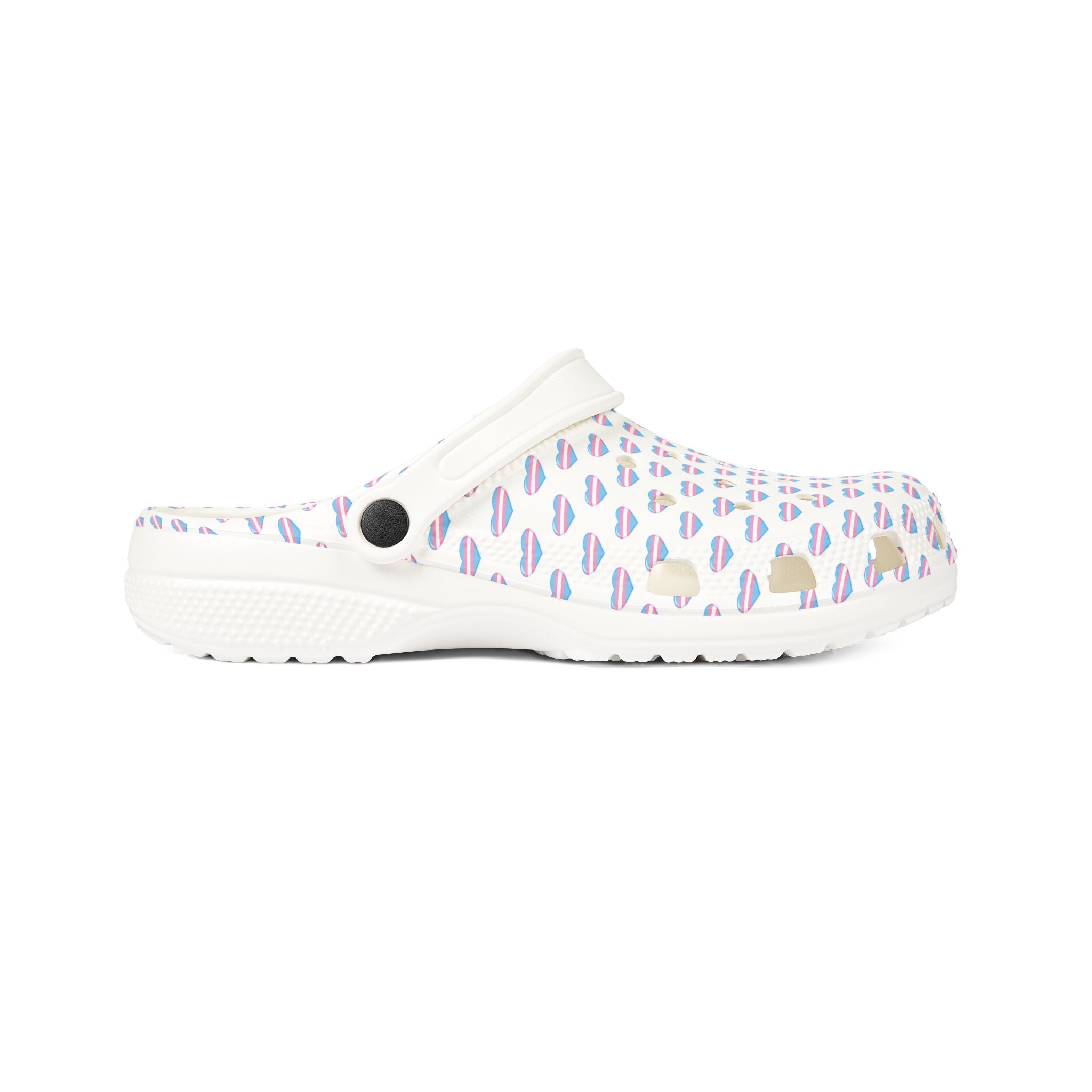 Trans Pride Heart-EVA Foam Rubber Shoes (AOP)