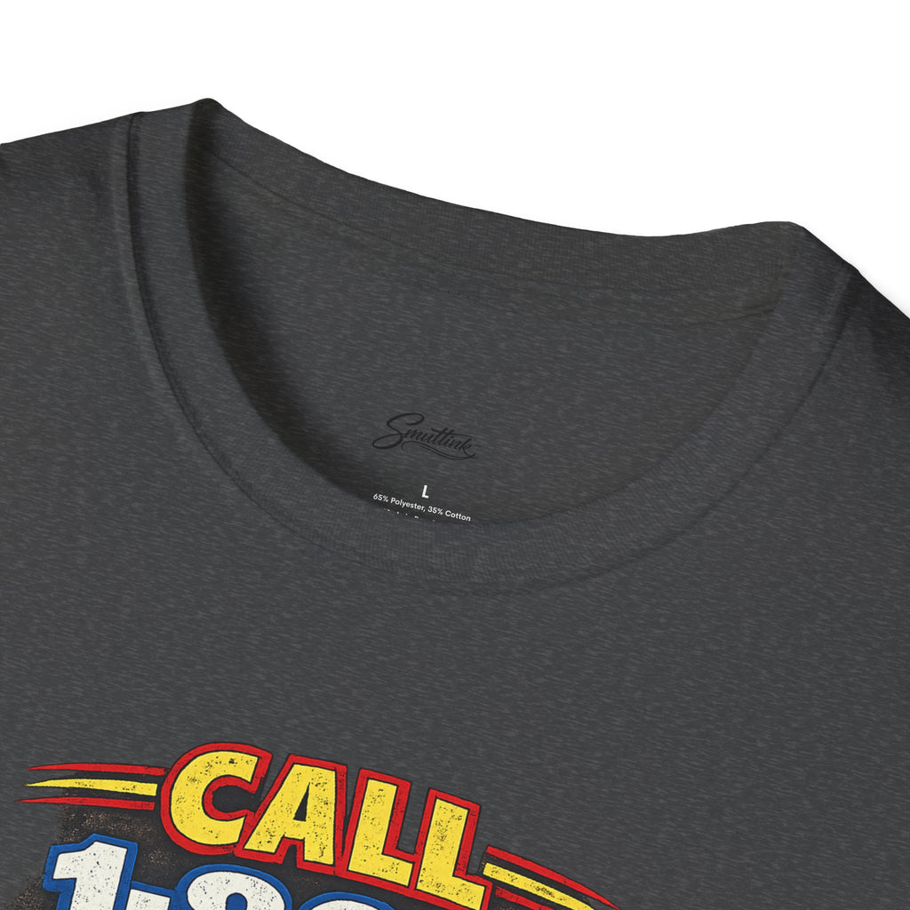 Call 1-800-Fuck-Off Graphic T-Shirt — Funny Novelty Tee for Sarcastic Humor