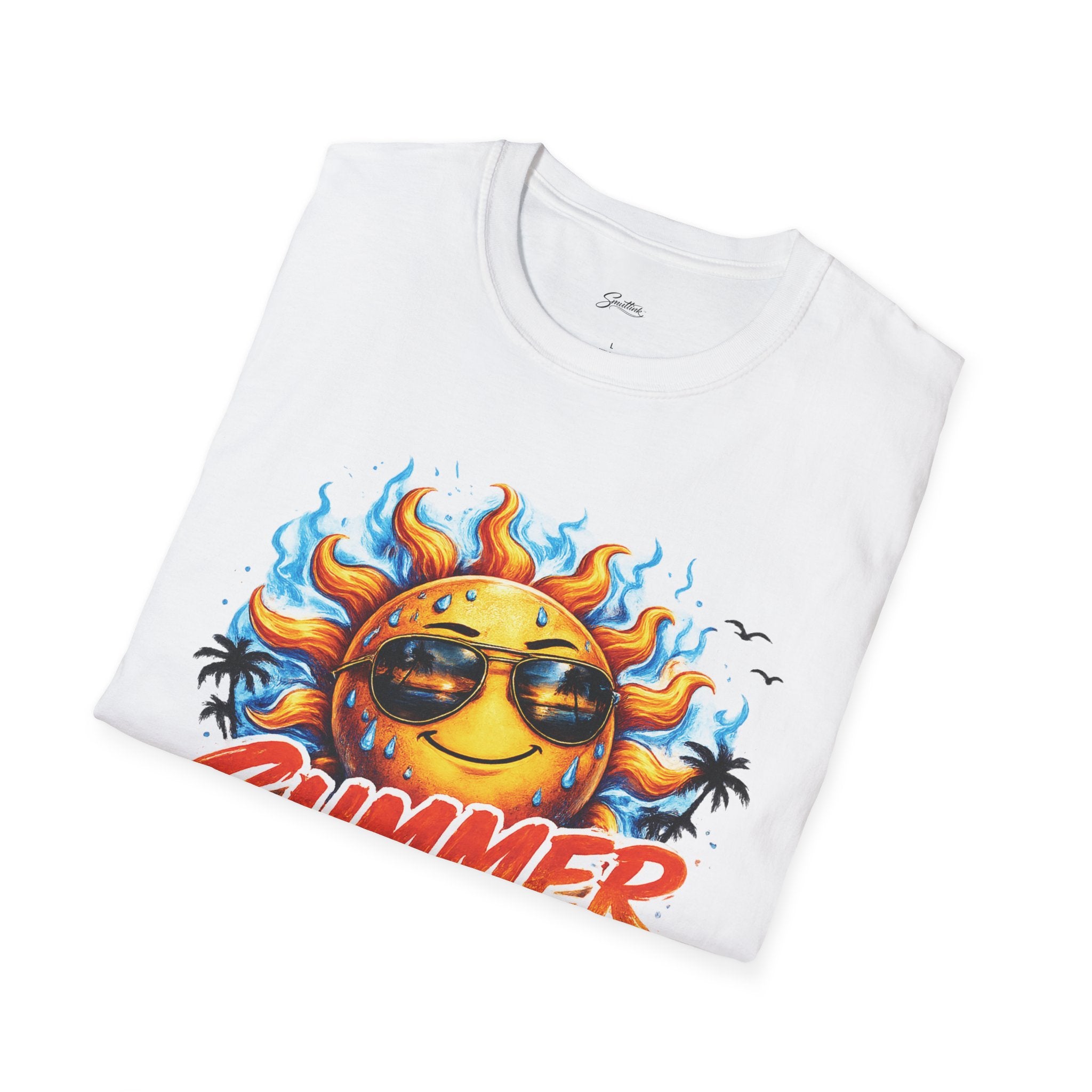☀️ Summer Vibes – Too Hot To Handle Tee (Gildan Softstyle® 64000)