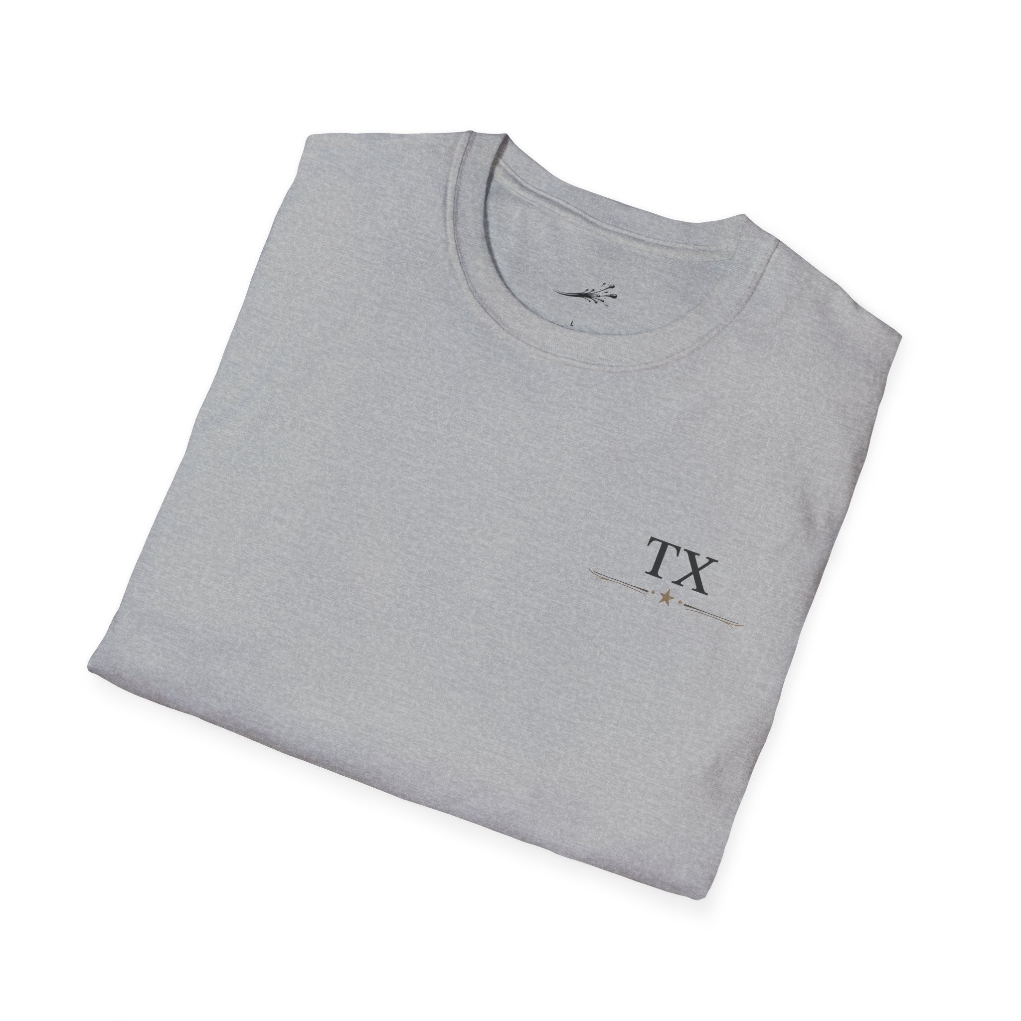 Texas Hold'em Poker T-Shirt — Retro State Map & Playing Cards Graphic