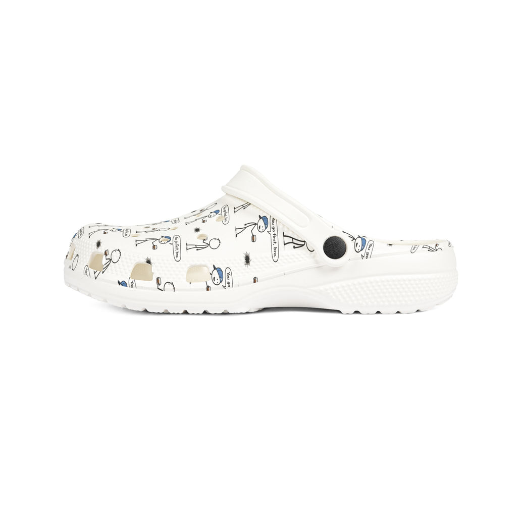 EVA Foam Clogs —Adult-humor “gloryhole” motif  Pattern Slip-On Shoes