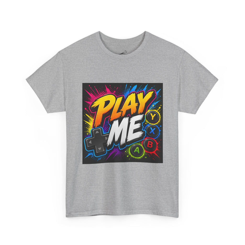 Play Me Gamer T‑Shirt — Retro Controller Graphic Tee