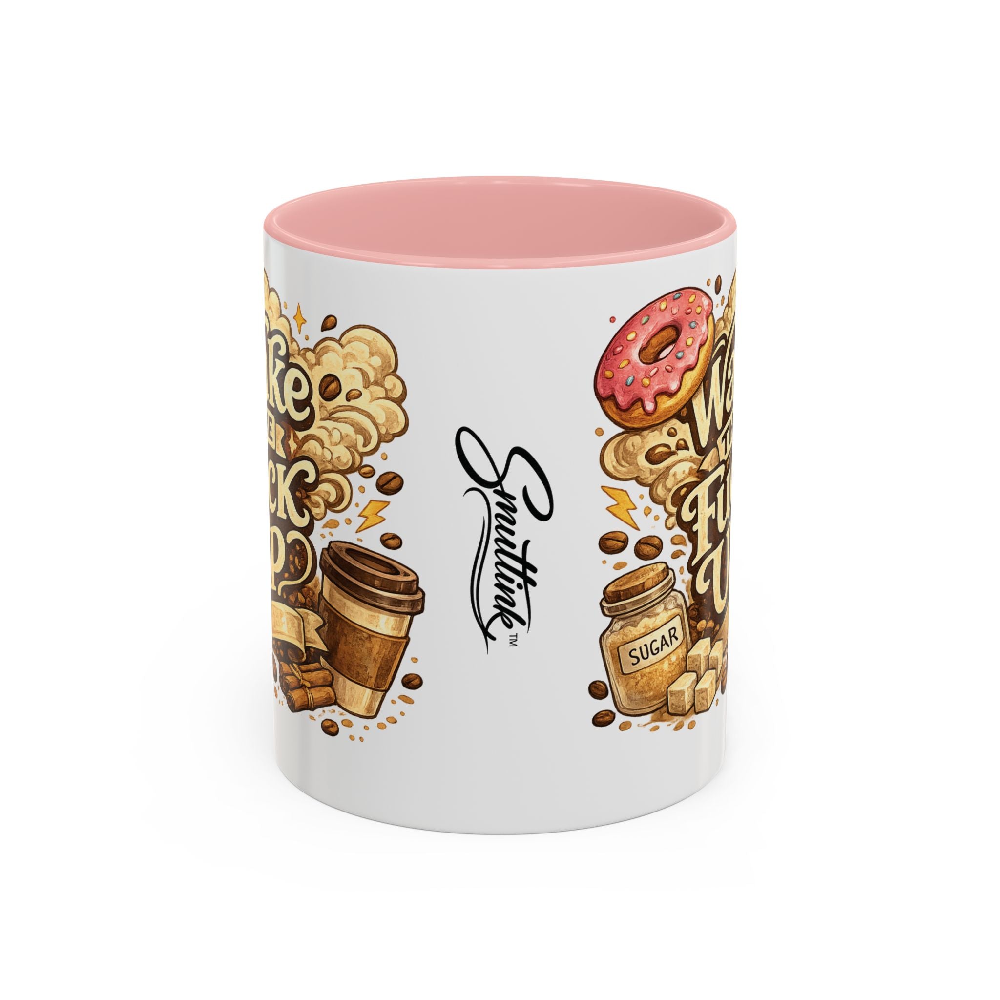 Wake The F*** Up Coffee Mug — Funny Morning Caffeine Gift (11/15oz)