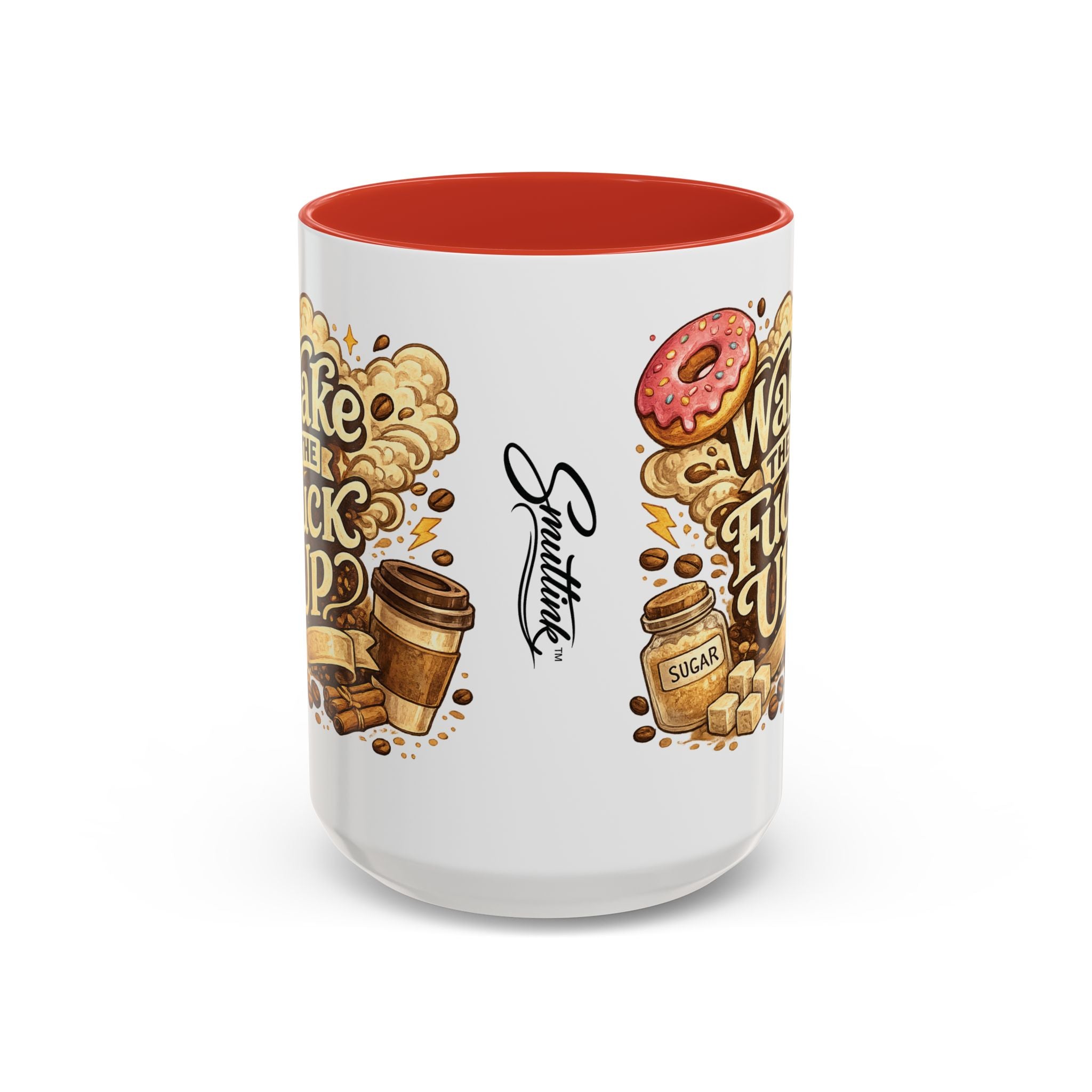 Wake The F*** Up Coffee Mug — Funny Morning Caffeine Gift (11/15oz)