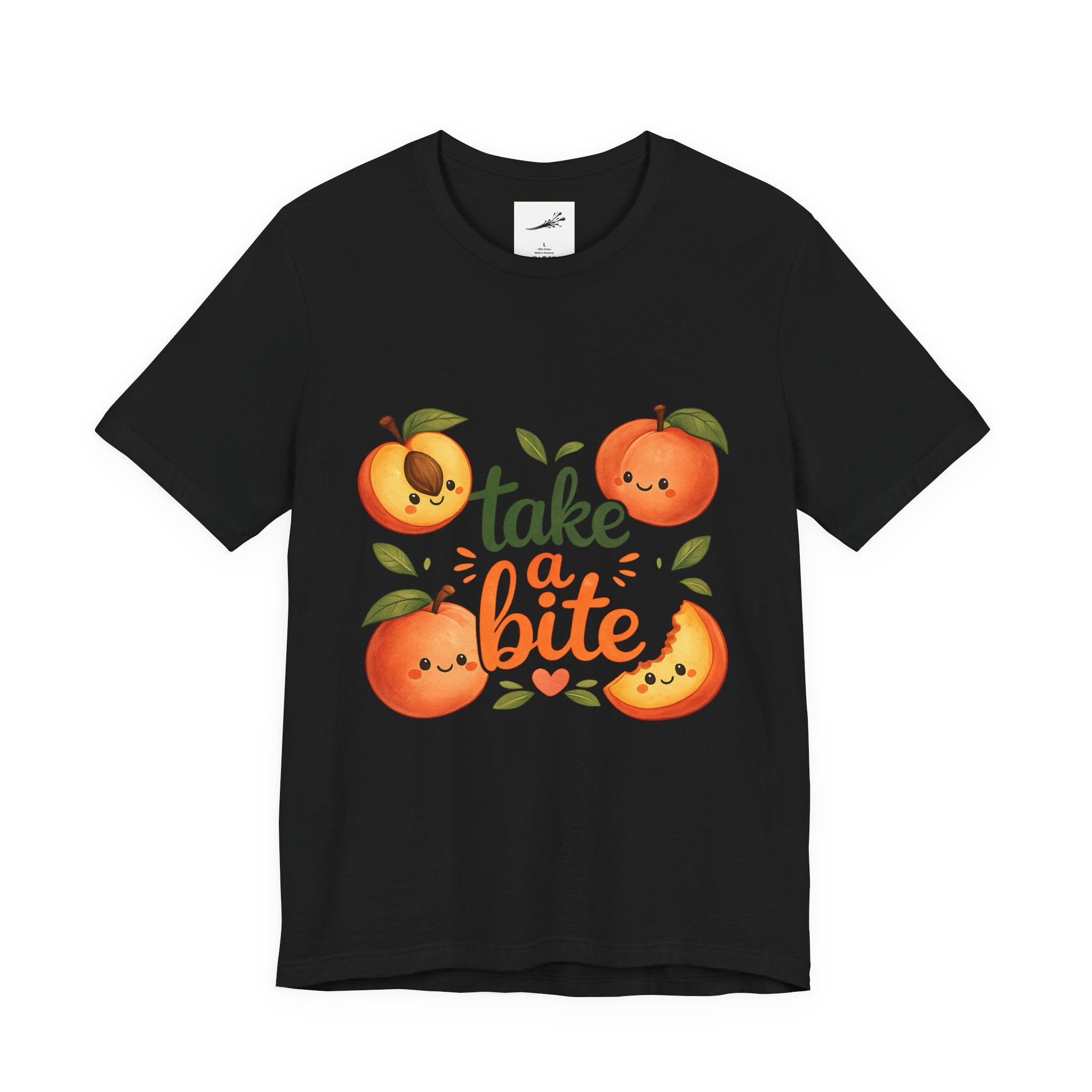 Peach "Take a Bite" Graphic Tee
