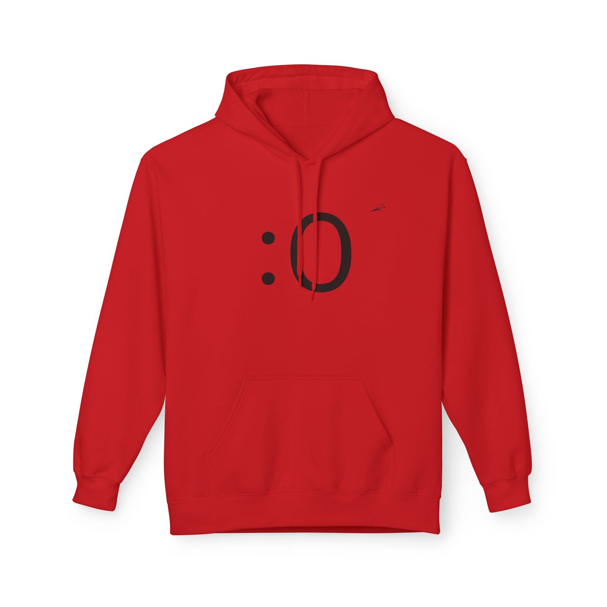 Smiley Face Hoodie – Minimal Emoticon Graphic Pullover