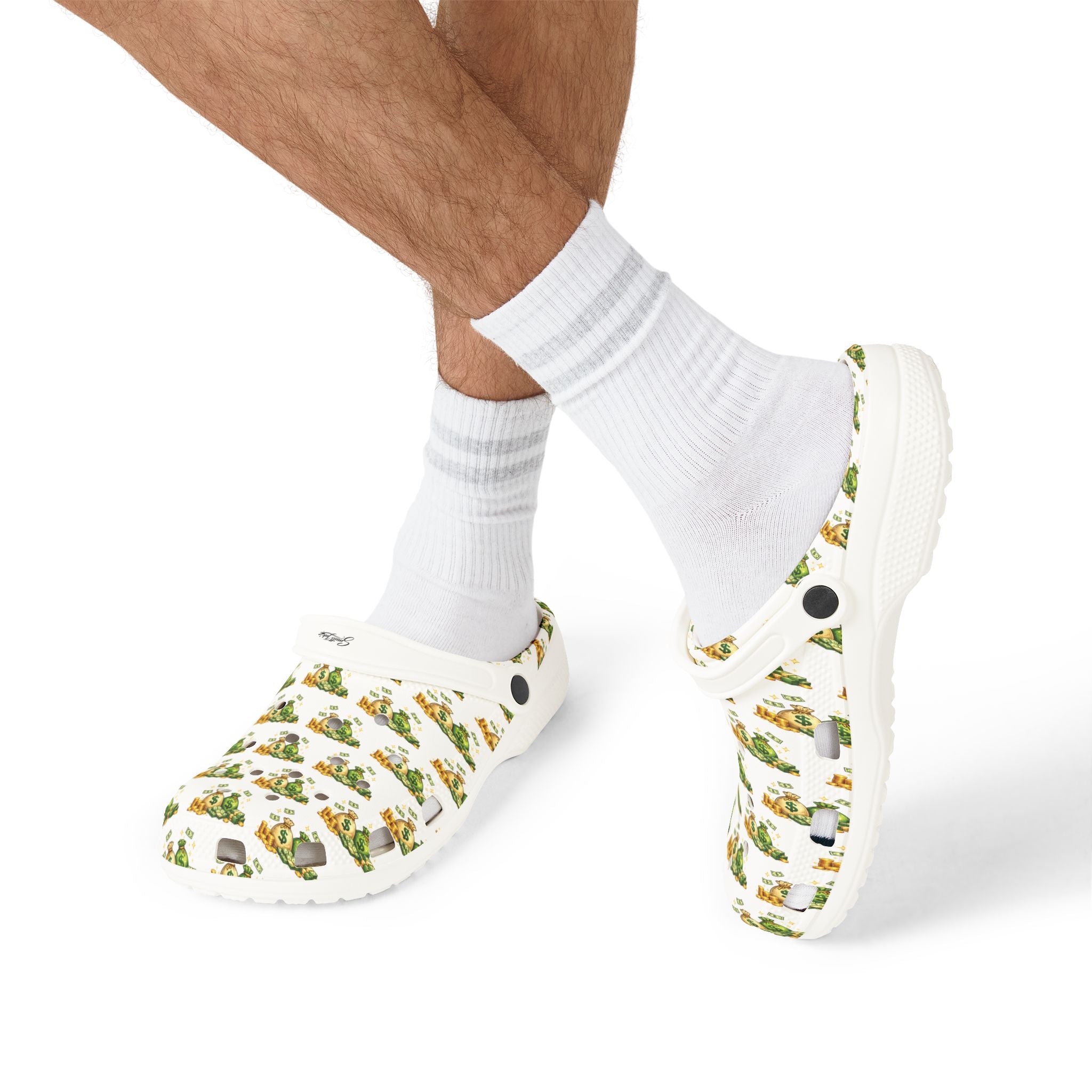 Money Bags-EVA Foam Rubber Shoes (AOP)