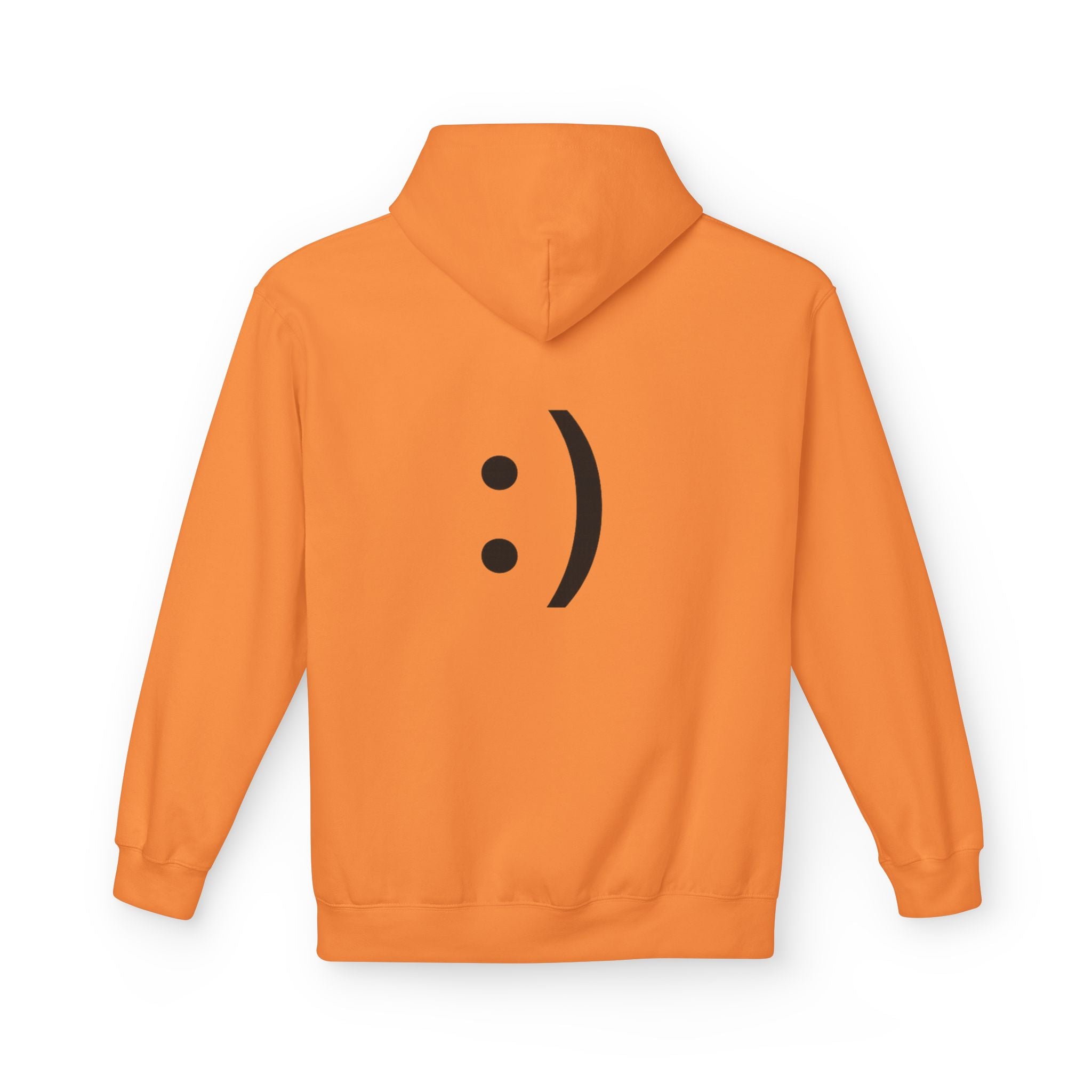 Smiley Face Hoodie – Minimal Emoticon Graphic Pullover