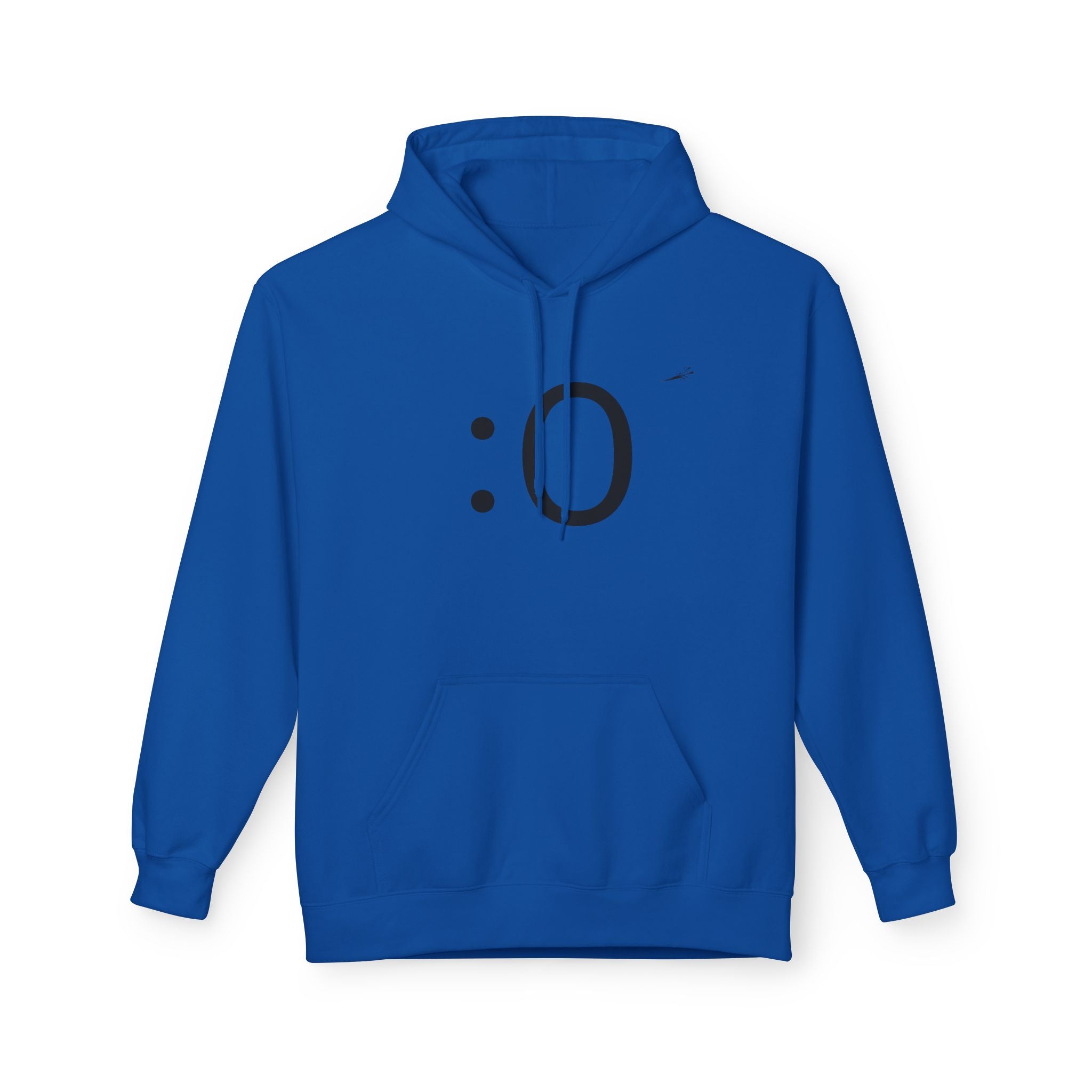 Smiley Face Hoodie – Minimal Emoticon Graphic Pullover