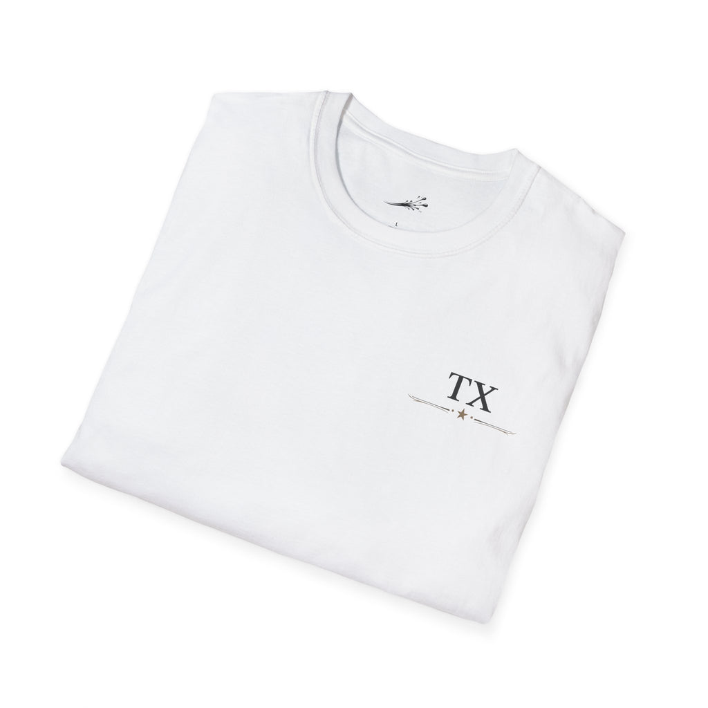 Texas Hold'em Poker T-Shirt — Retro State Map & Playing Cards Graphic