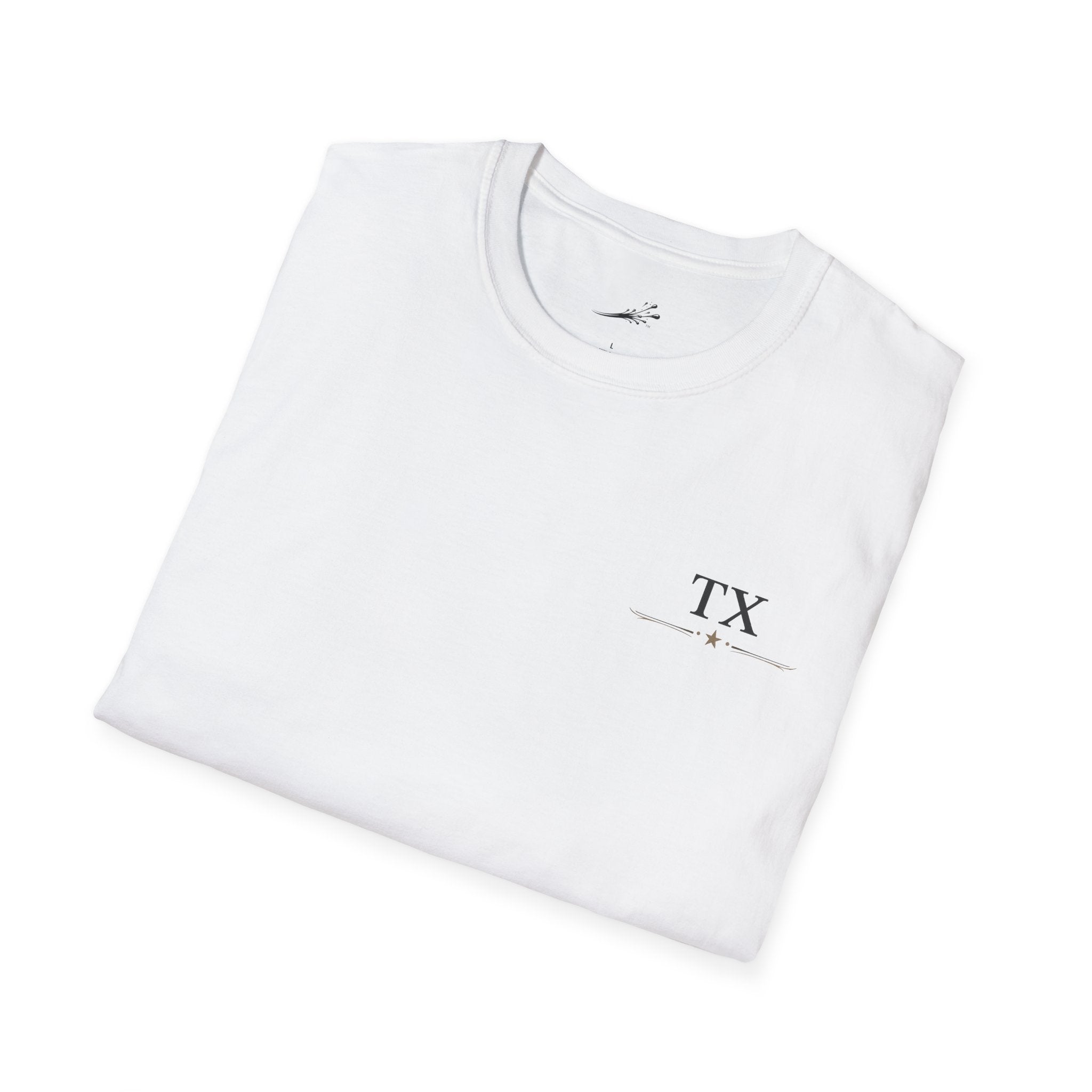 Texas Hold'em Poker T-Shirt — Retro State Map & Playing Cards Graphic