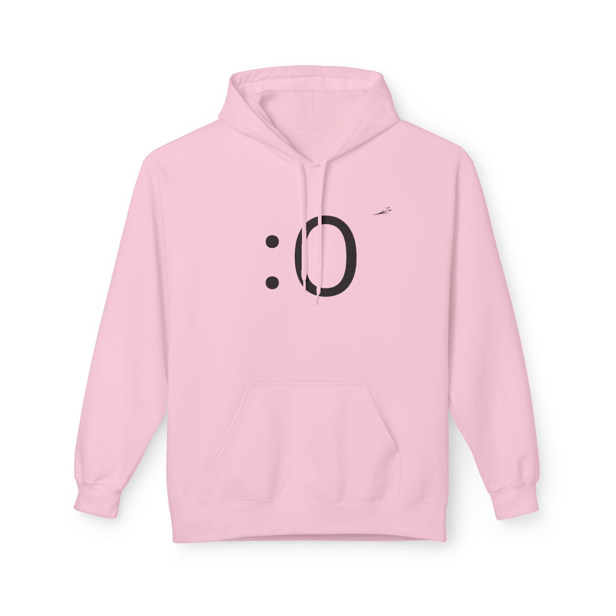 Smiley Face Hoodie – Minimal Emoticon Graphic Pullover