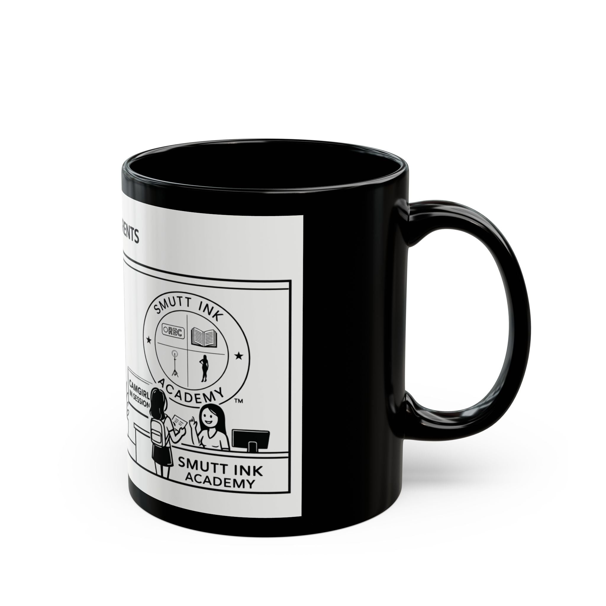 Proud Parents Comic Mug – Black 11oz/15oz