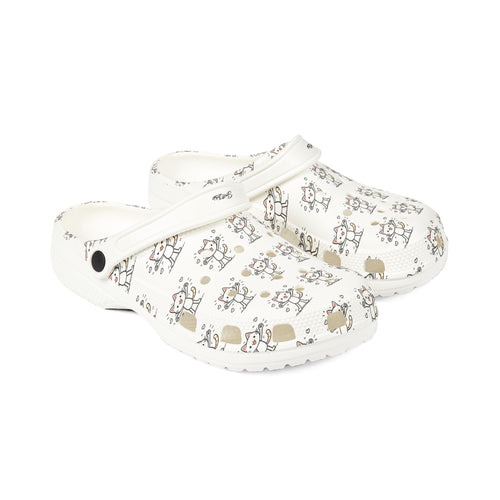 'Happy Cat' EVA Foam Clogs – Lightweight Relax & Casual Slip-On Shoes