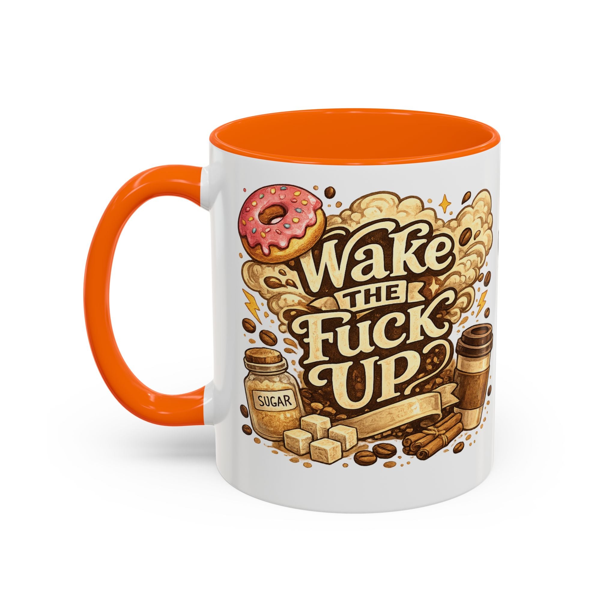 Wake The F*** Up Coffee Mug — Funny Morning Caffeine Gift (11/15oz)