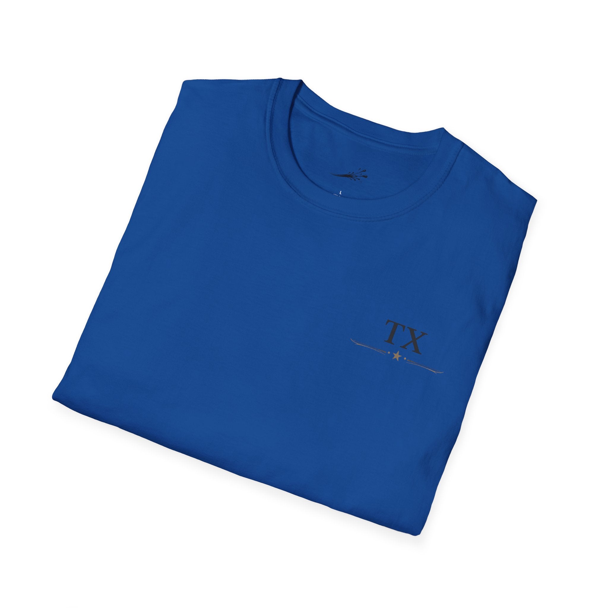 Texas Hold'em Poker T-Shirt — Retro State Map & Playing Cards Graphic
