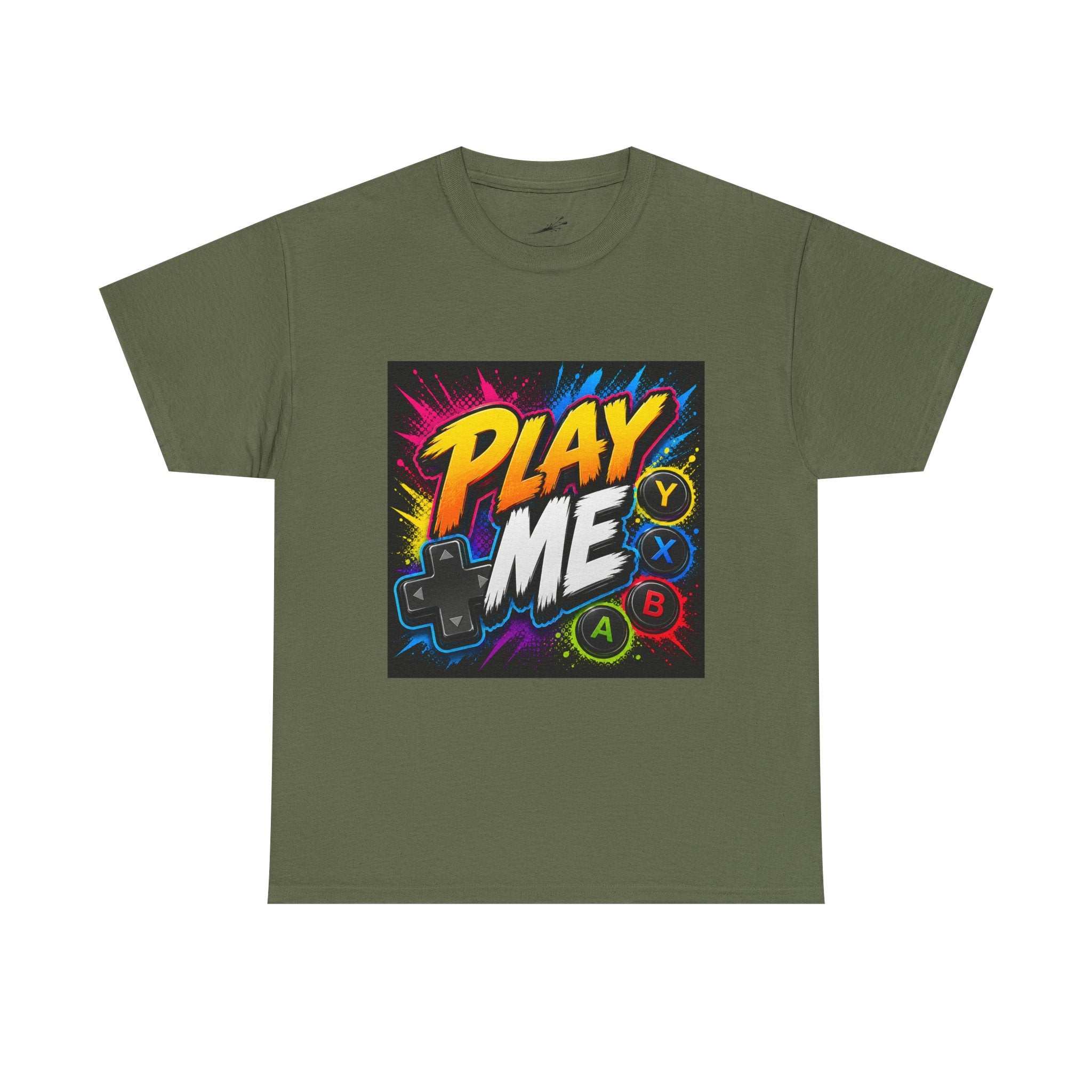 Play Me Gamer T‑Shirt — Retro Controller Graphic Tee