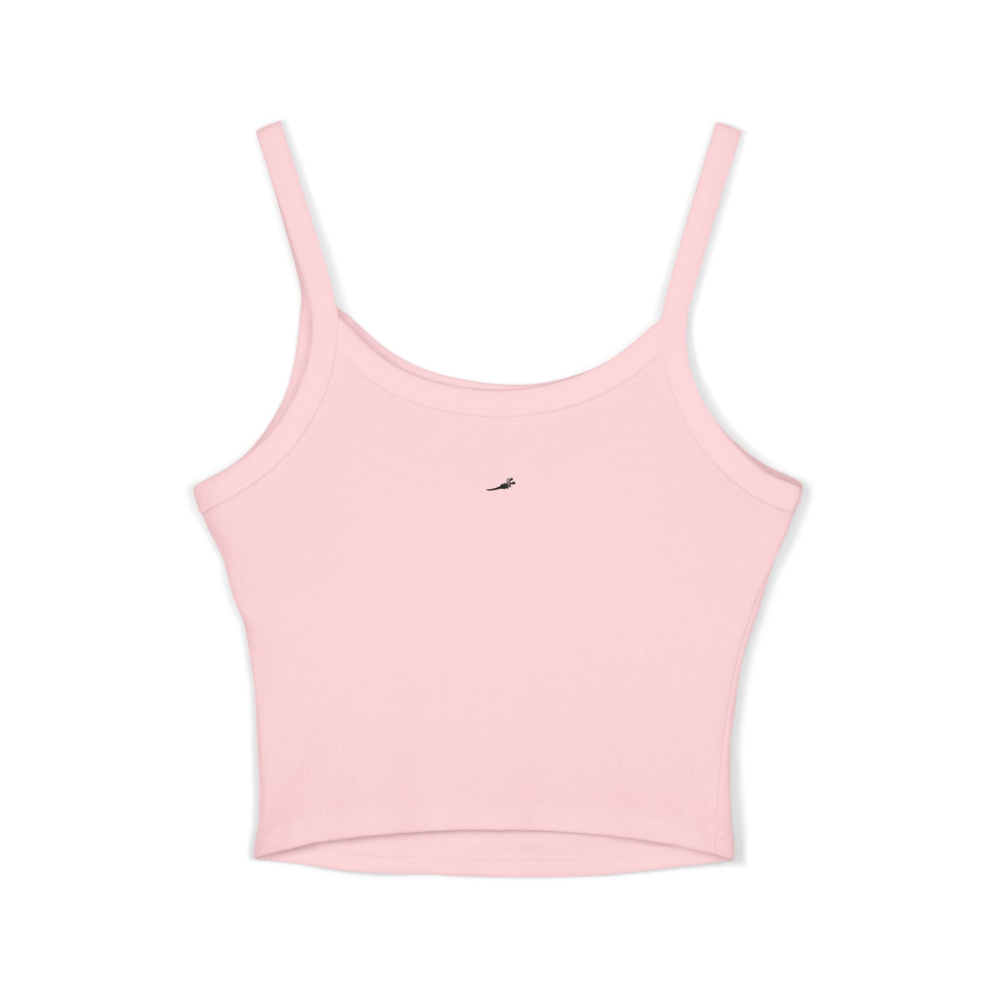 Spaghetti Tank — "Only" Purple Soda Can Graphic Crop Top