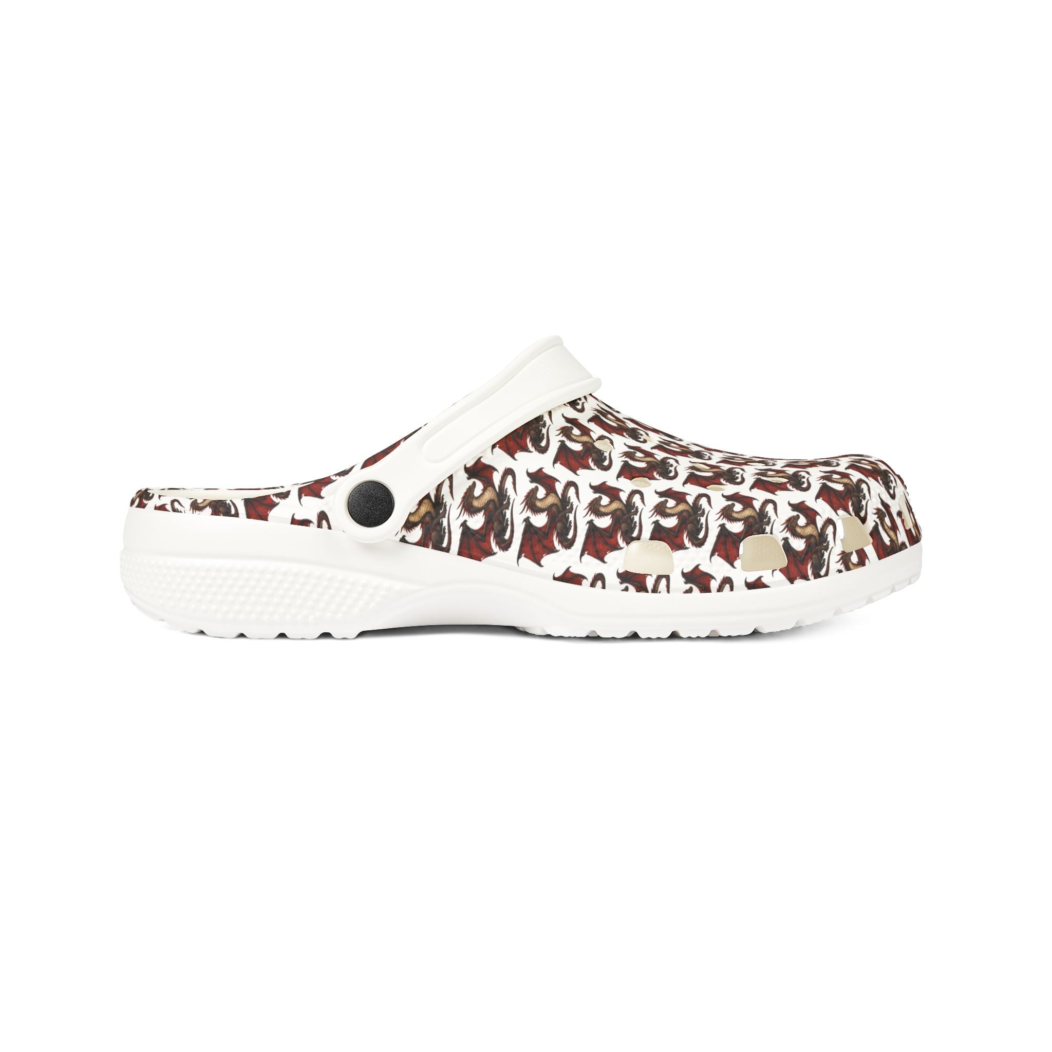 Fierce Dragon Clogs-EVA Foam Rubber Shoes (AOP)