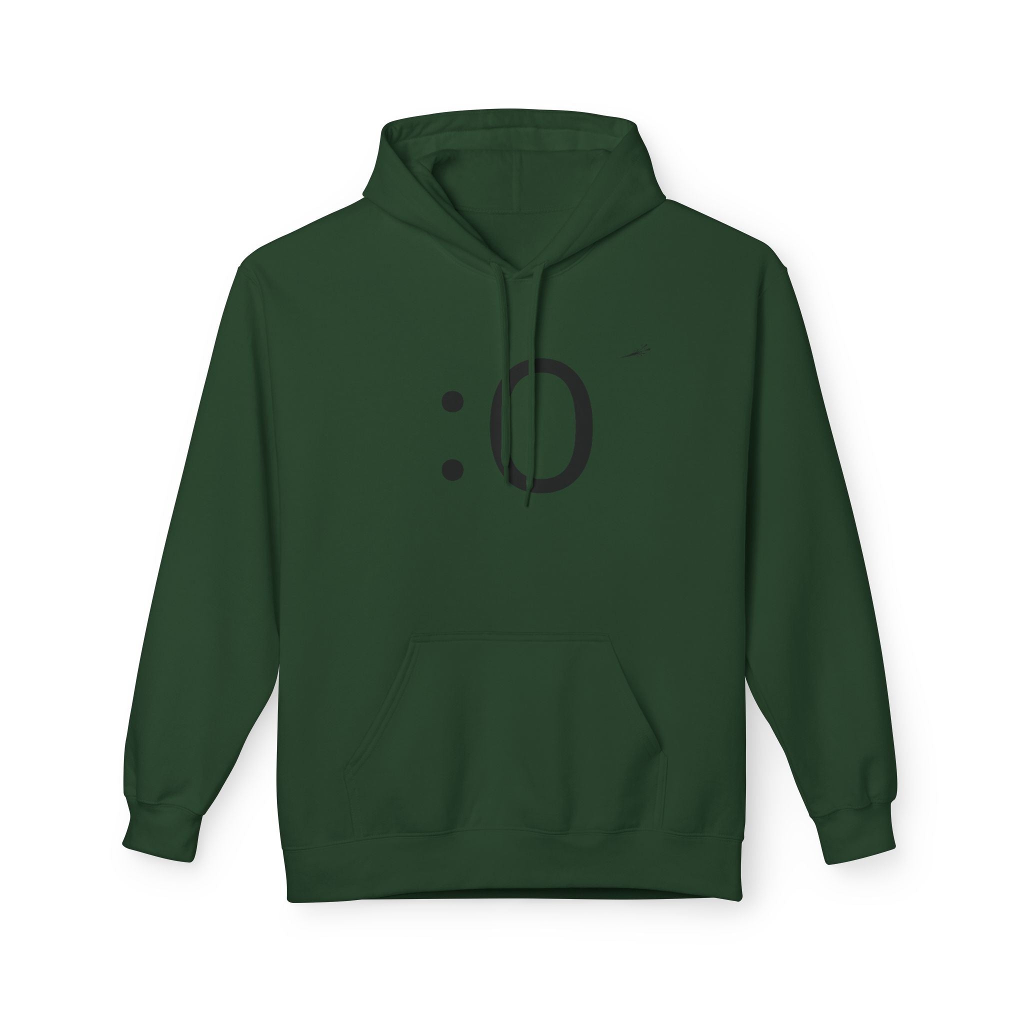 Smiley Face Hoodie – Minimal Emoticon Graphic Pullover