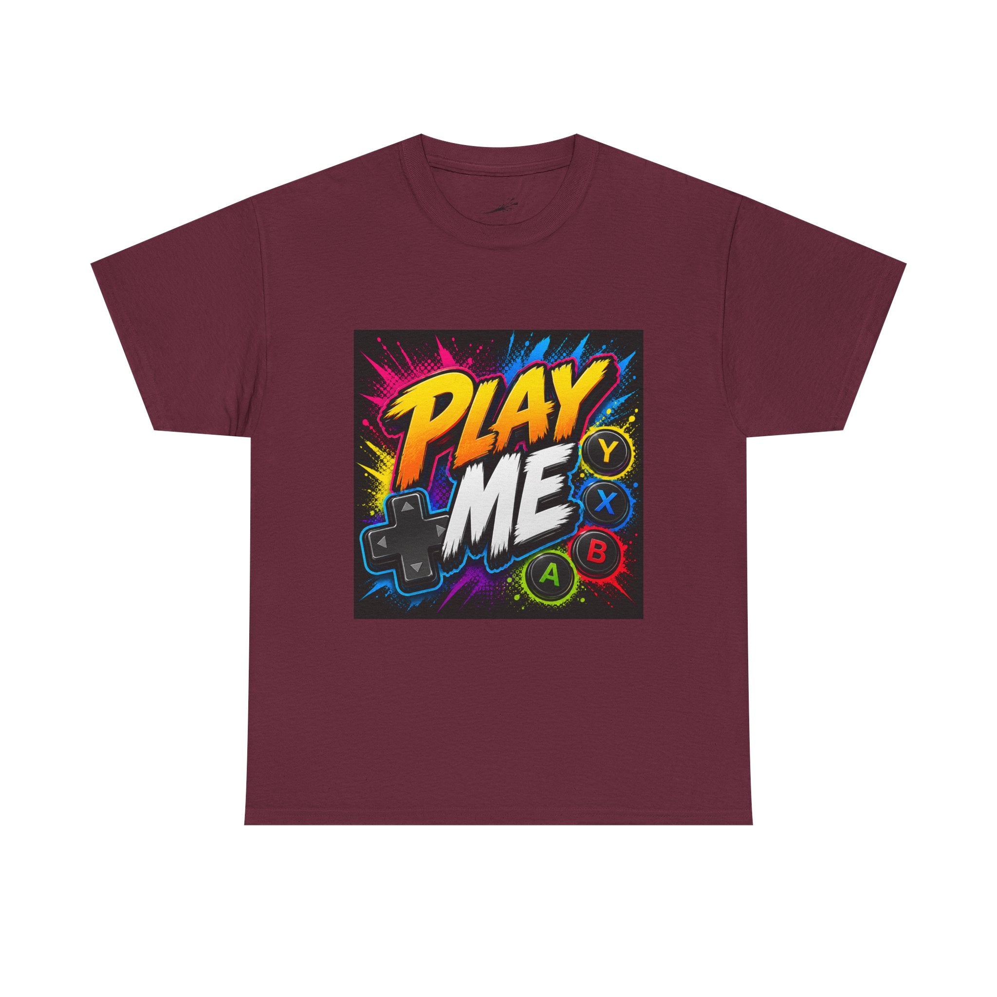 Play Me Gamer T‑Shirt — Retro Controller Graphic Tee