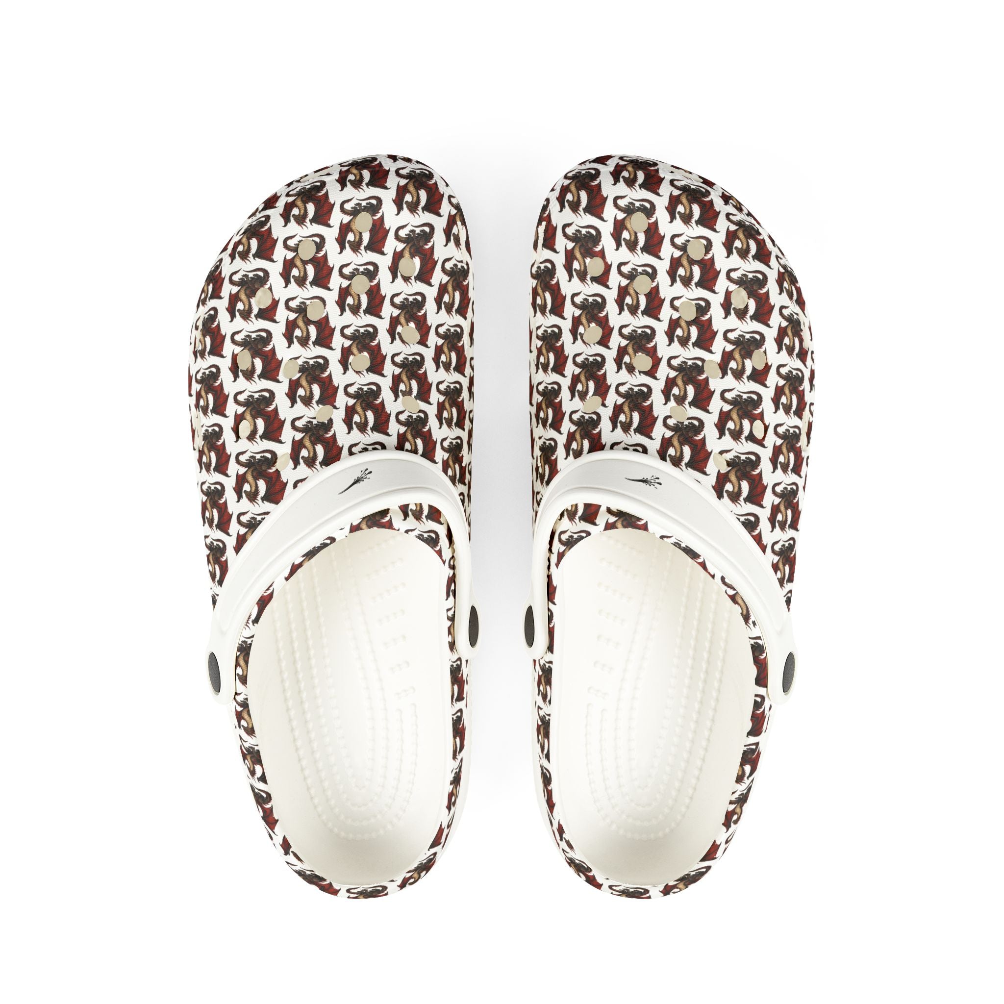 Fierce Dragon Clogs-EVA Foam Rubber Shoes (AOP)