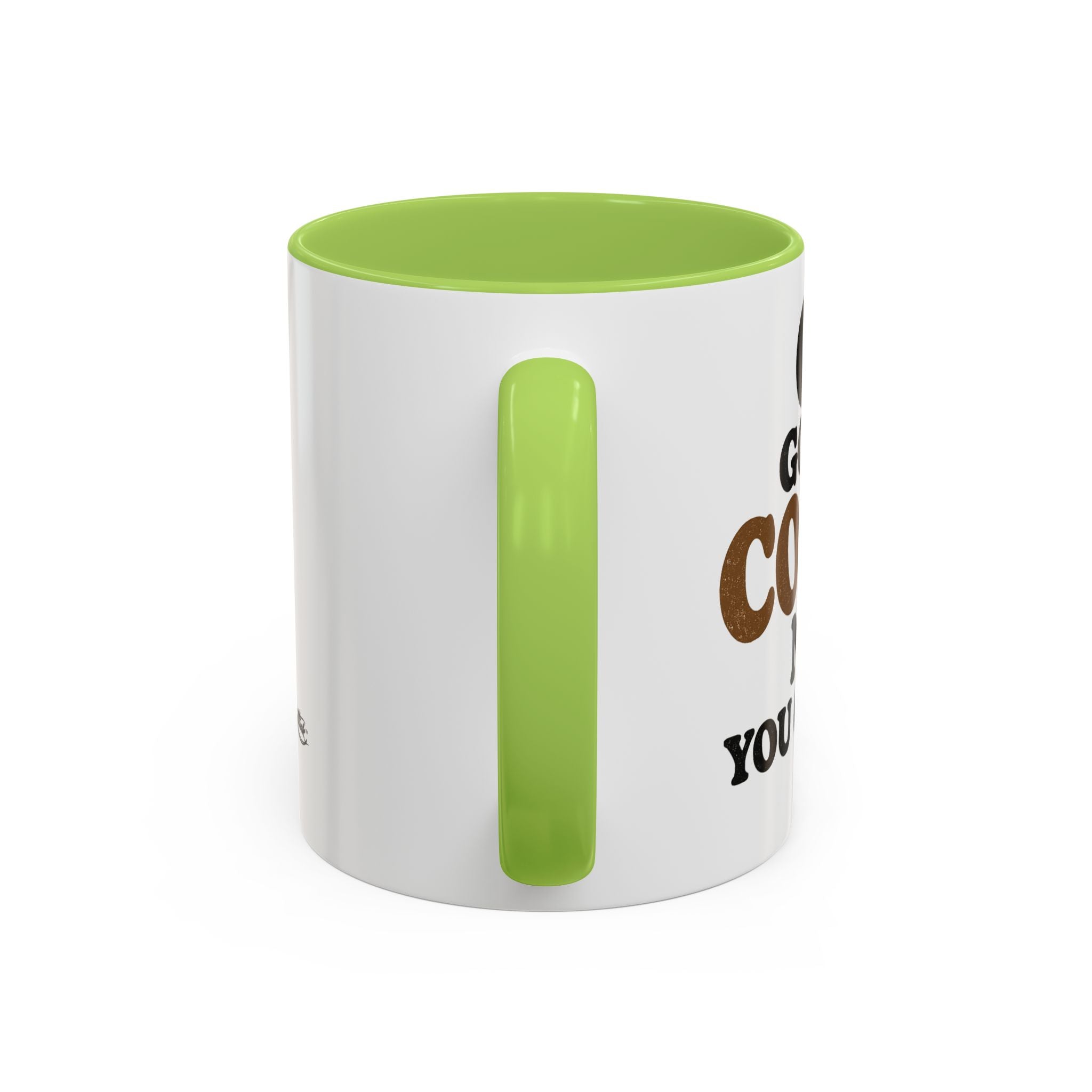 Funny Coffee Mug - "Got My Coffee Now" Accent Ceramic Mug (11/15oz)