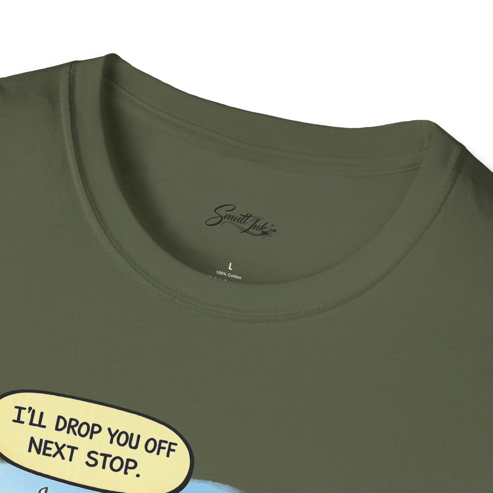 Trucker Rescue T‑Shirt – 'I’ll Drop You Off Next Stop' Vintage Semi Driver Tee